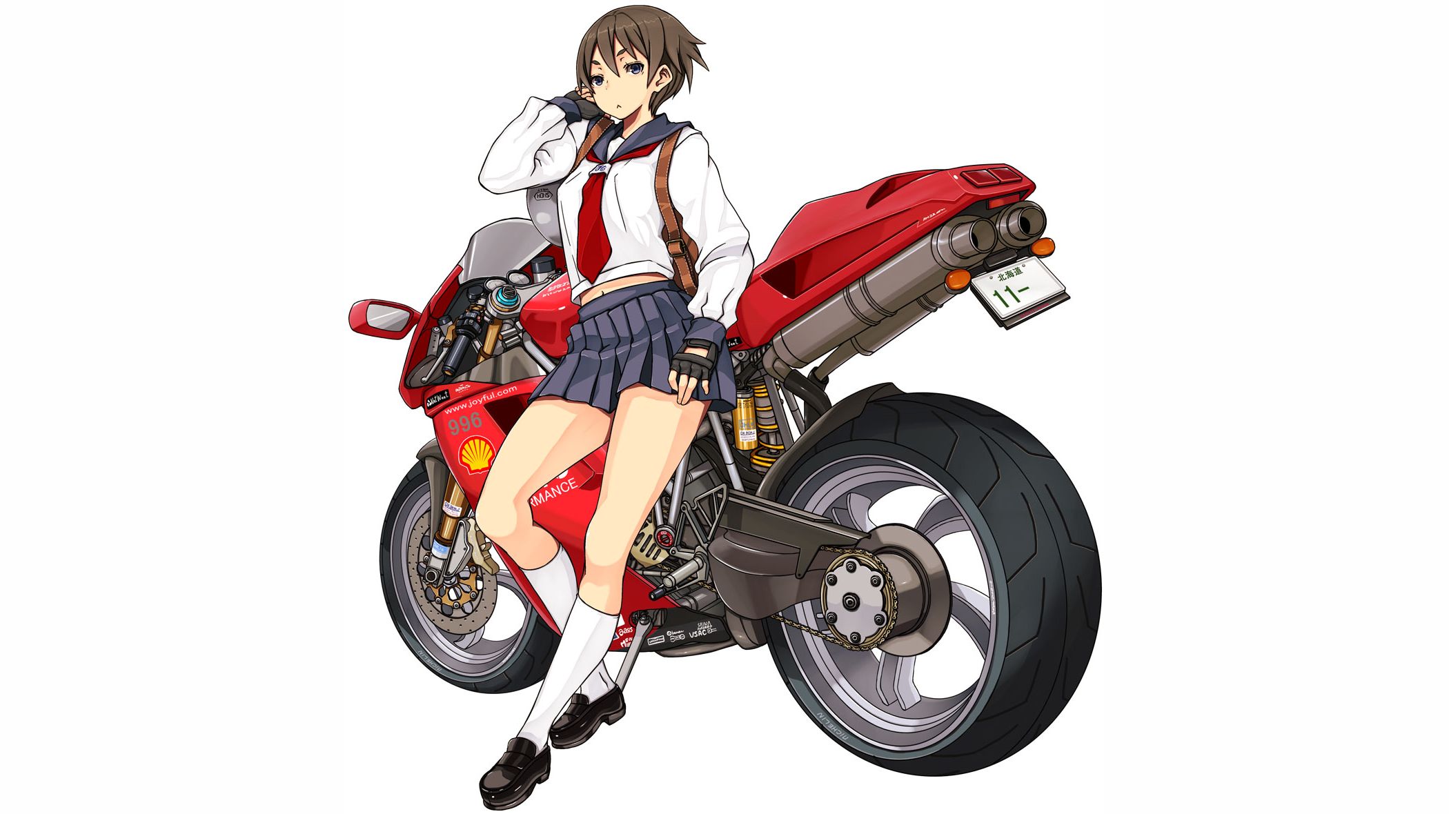 Baixe gratuitamente a imagem Anime, Bicicleta, Original na área de trabalho do seu PC