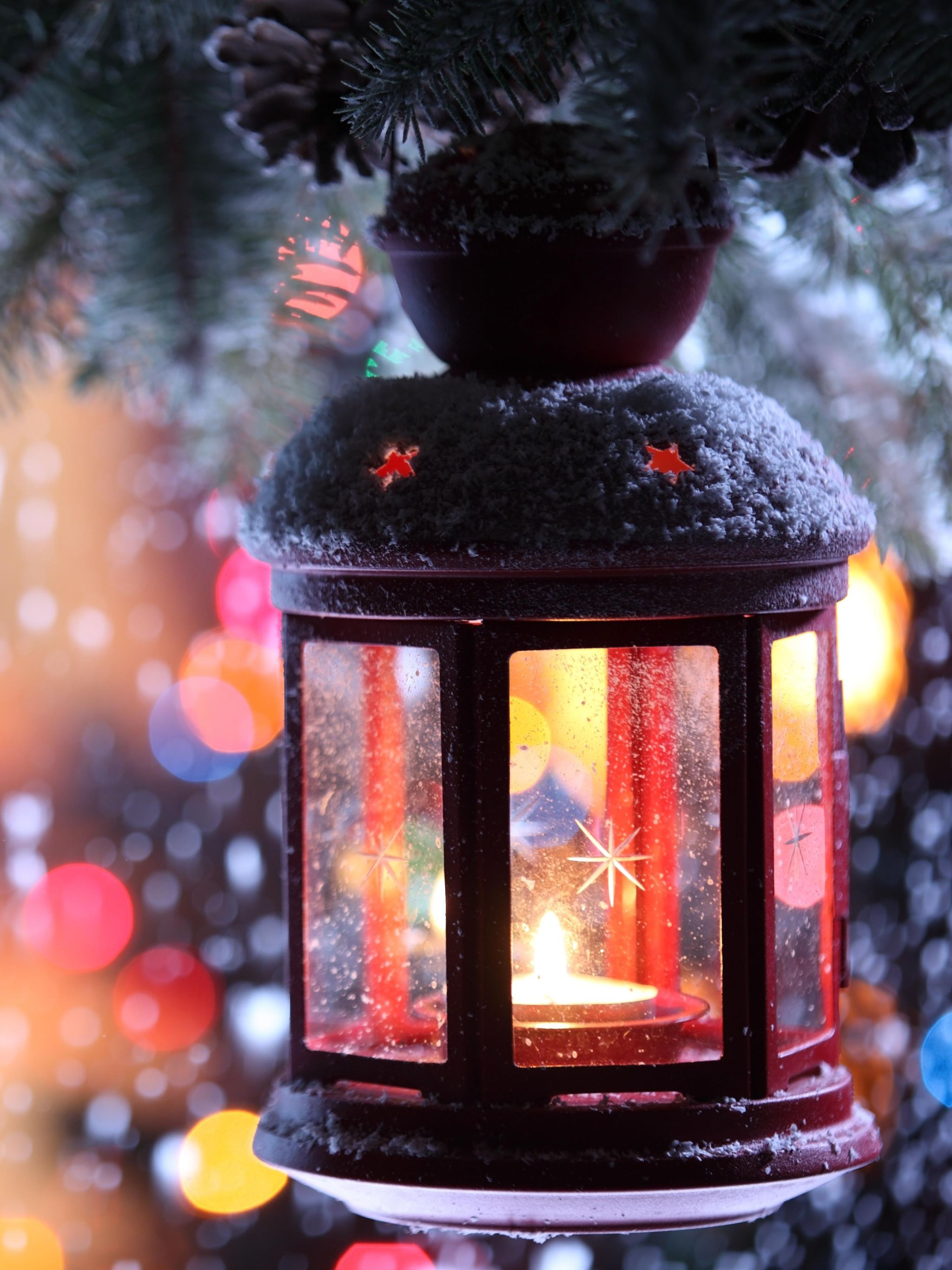 Download mobile wallpaper Christmas, Holiday, Decoration, Candle, Christmas Ornaments for free.