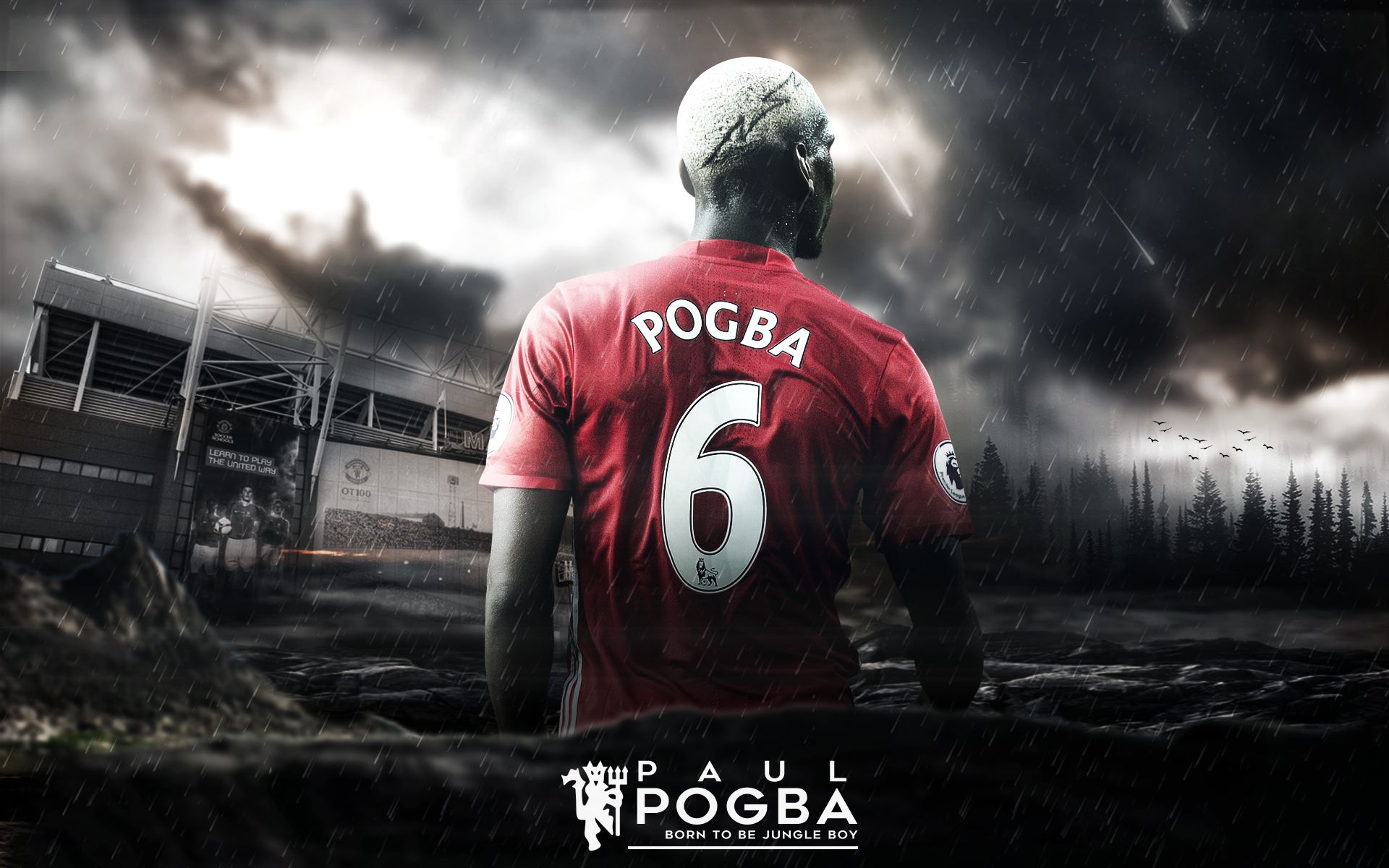 Descarga gratuita de fondo de pantalla para móvil de Fútbol, Deporte, Manchester United F C, Pablo Pogba.