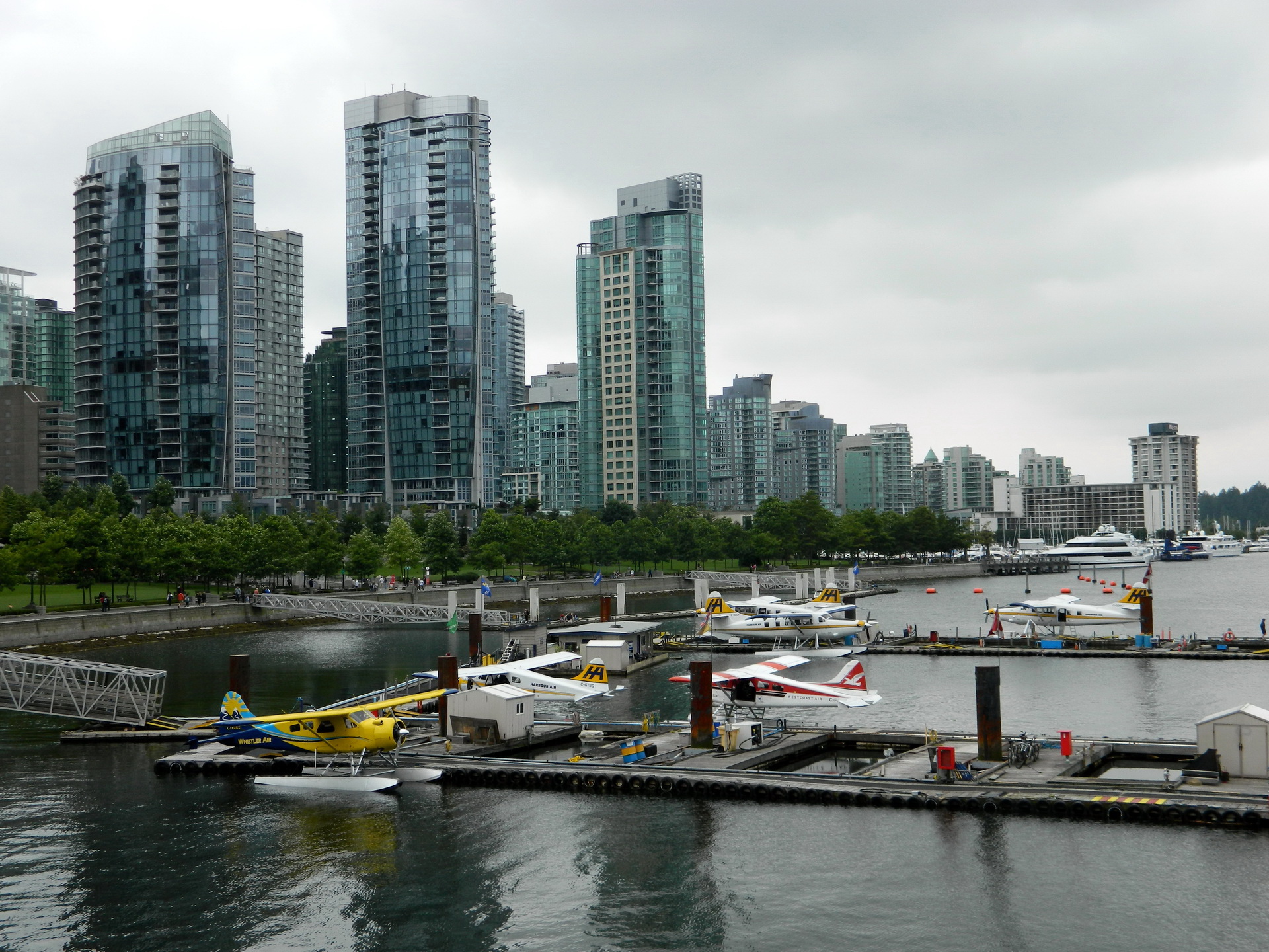 Free download wallpaper City, Canada, Airplane, Photography, Vancouver, Place on your PC desktop