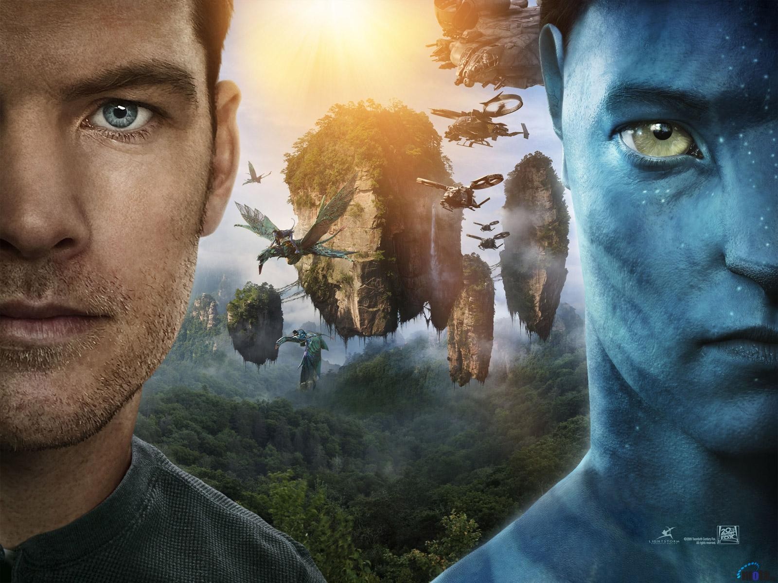 Baixe gratuitamente a imagem Avatar, Filme, Olhos Azuis, Olhos Verdes, Enfrentar na área de trabalho do seu PC
