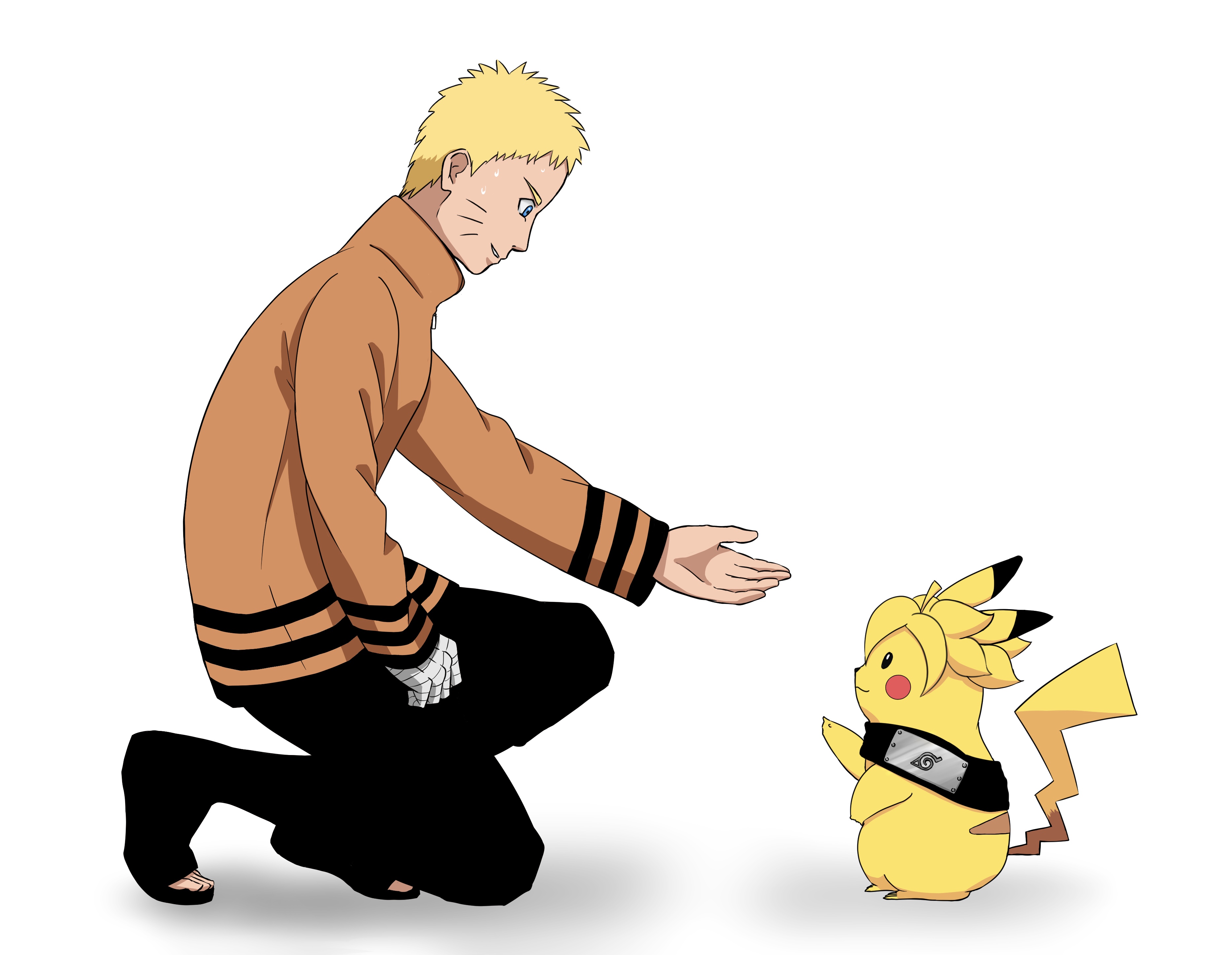 Descarga gratuita de fondo de pantalla para móvil de Pokémon, Crossover, Animado, Naruto Uzumaki, Boruto (Anime).