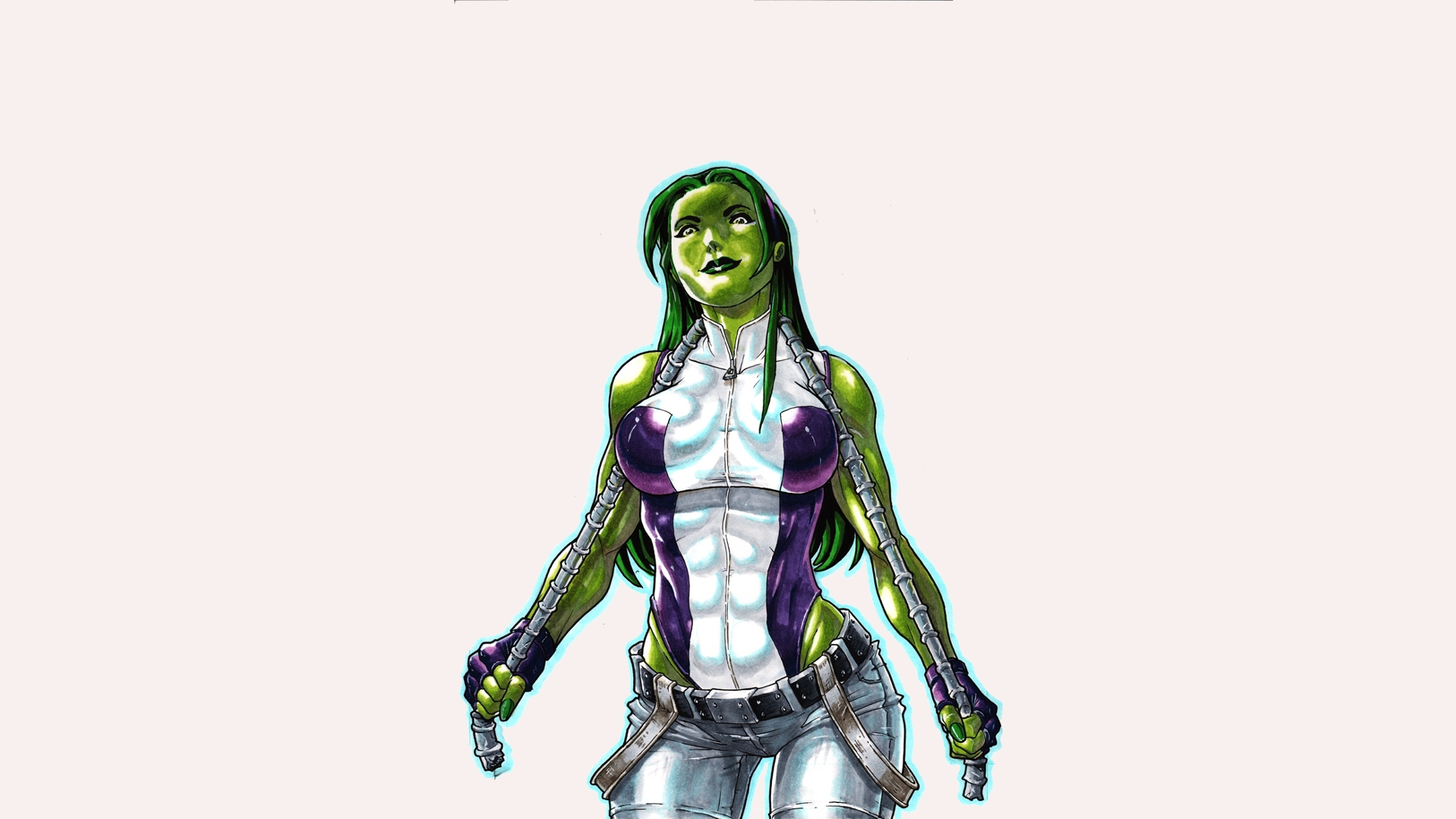 Descarga gratuita de fondo de pantalla para móvil de Historietas, Ella Hulk.