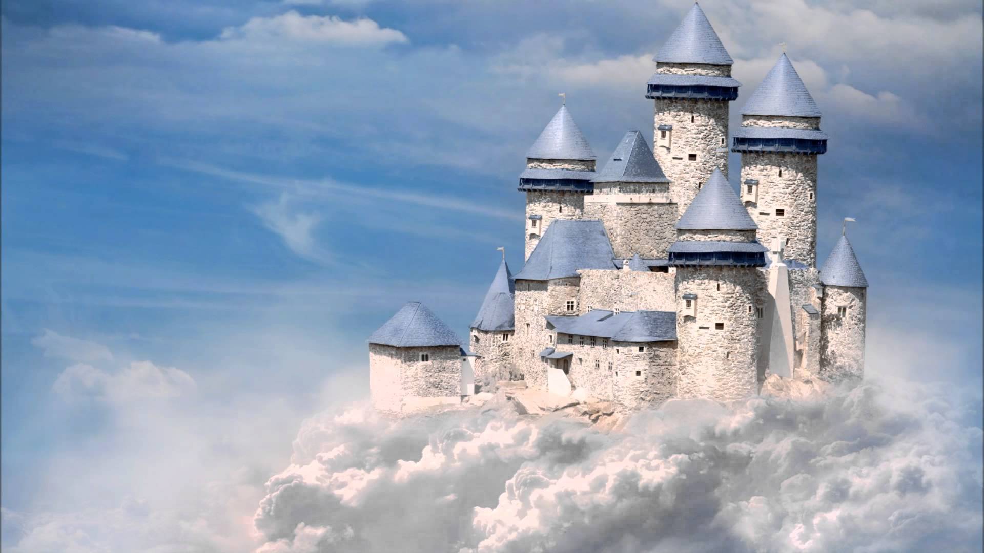 Free download wallpaper Fantasy, Castles, Building, Cloud, Castle on your PC desktop