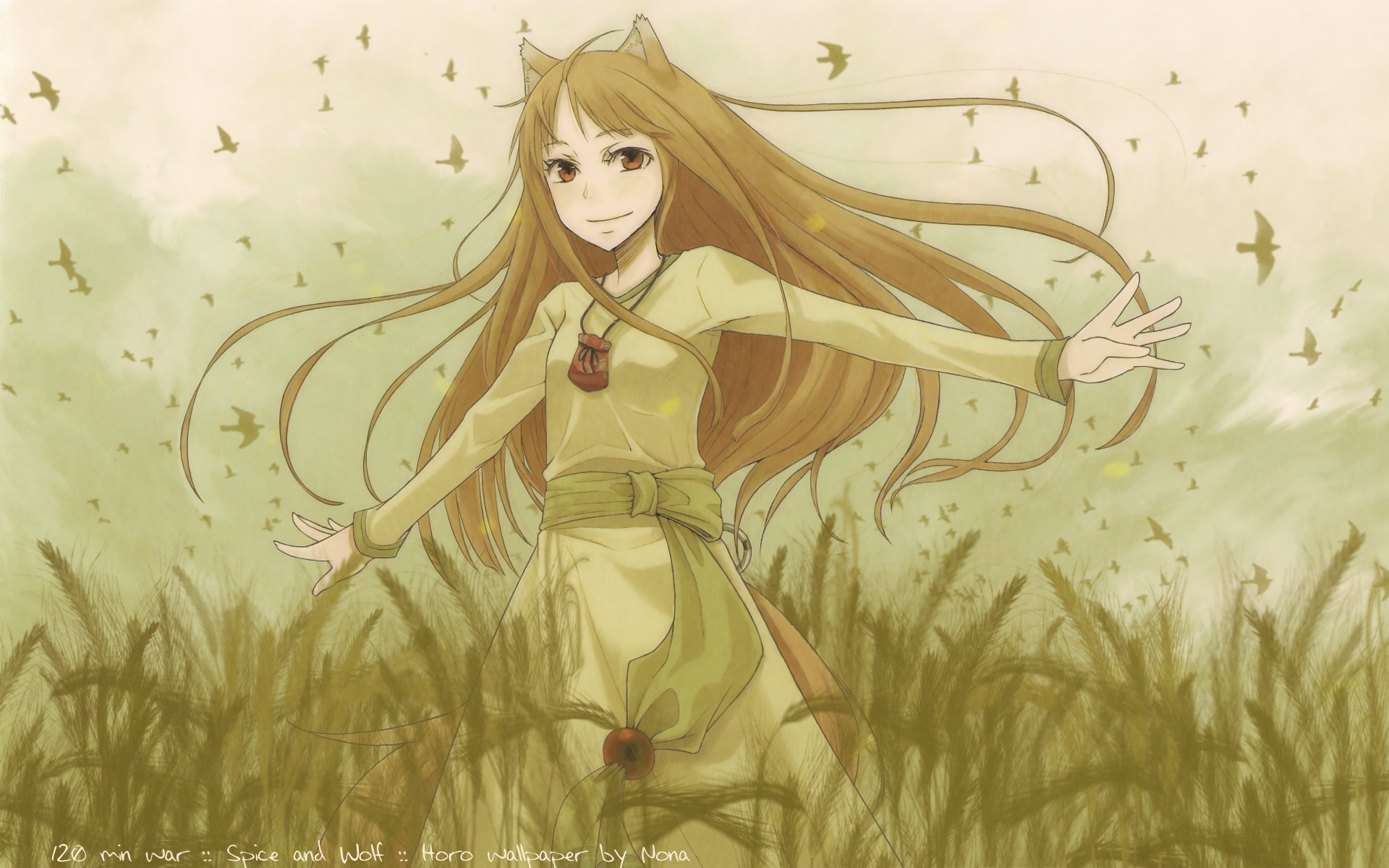 Download mobile wallpaper Spice And Wolf, Anime for free.