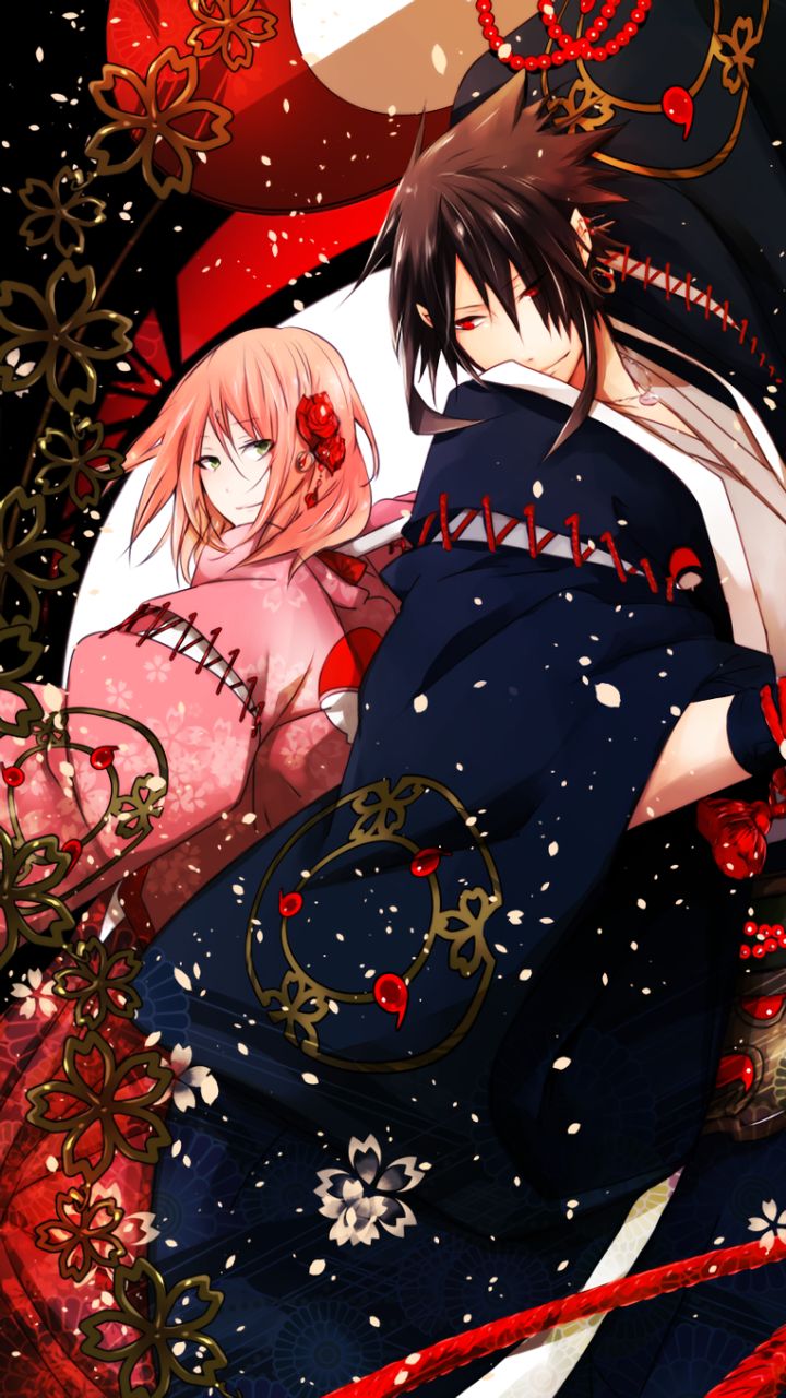 Download mobile wallpaper Anime, Naruto, Sasuke Uchiha, Sakura Haruno for free.