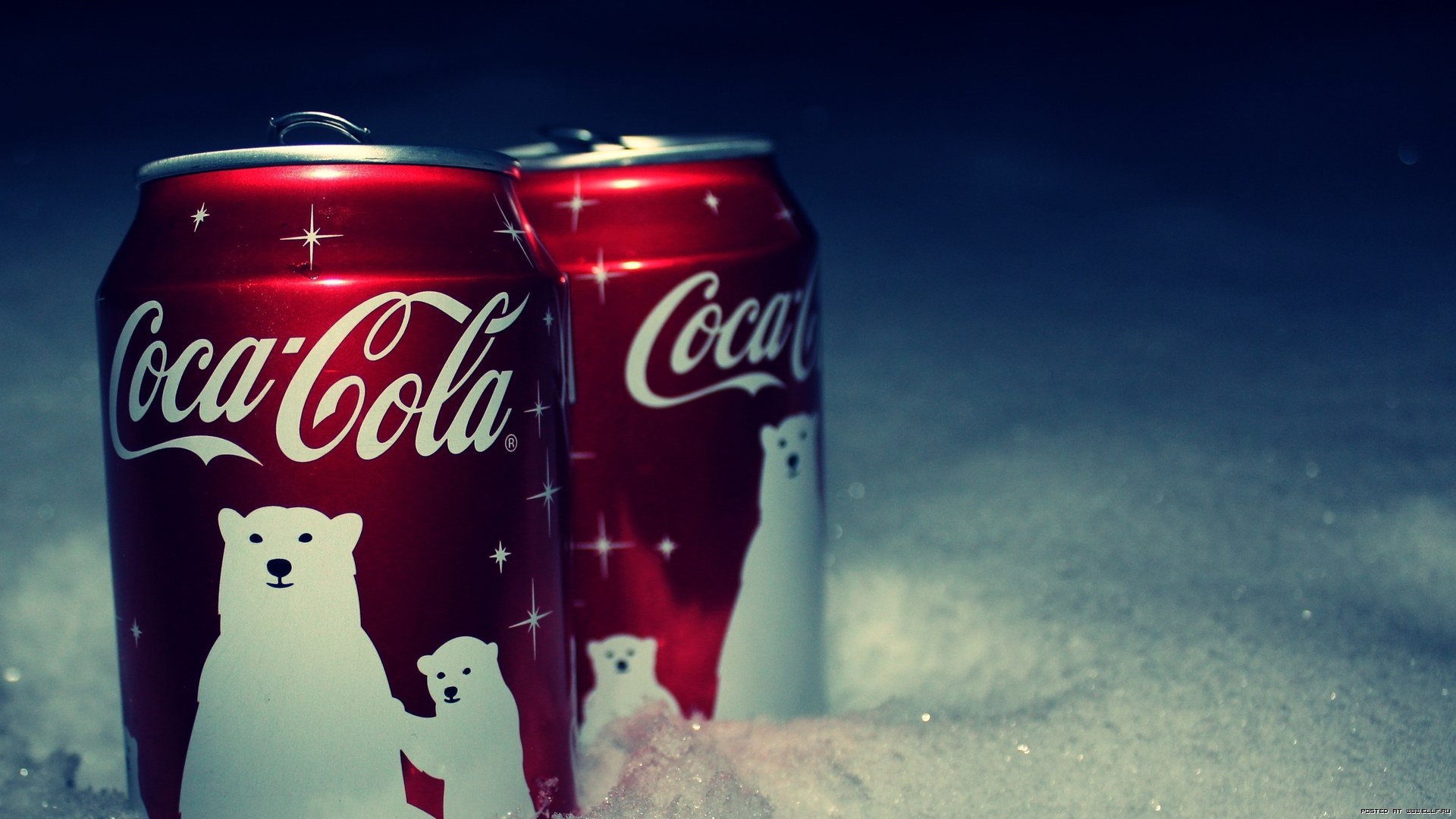 23195 скачать картинку бренды, кока кола (coca cola), еда, снег, напитки - обои и заставки бесплатно