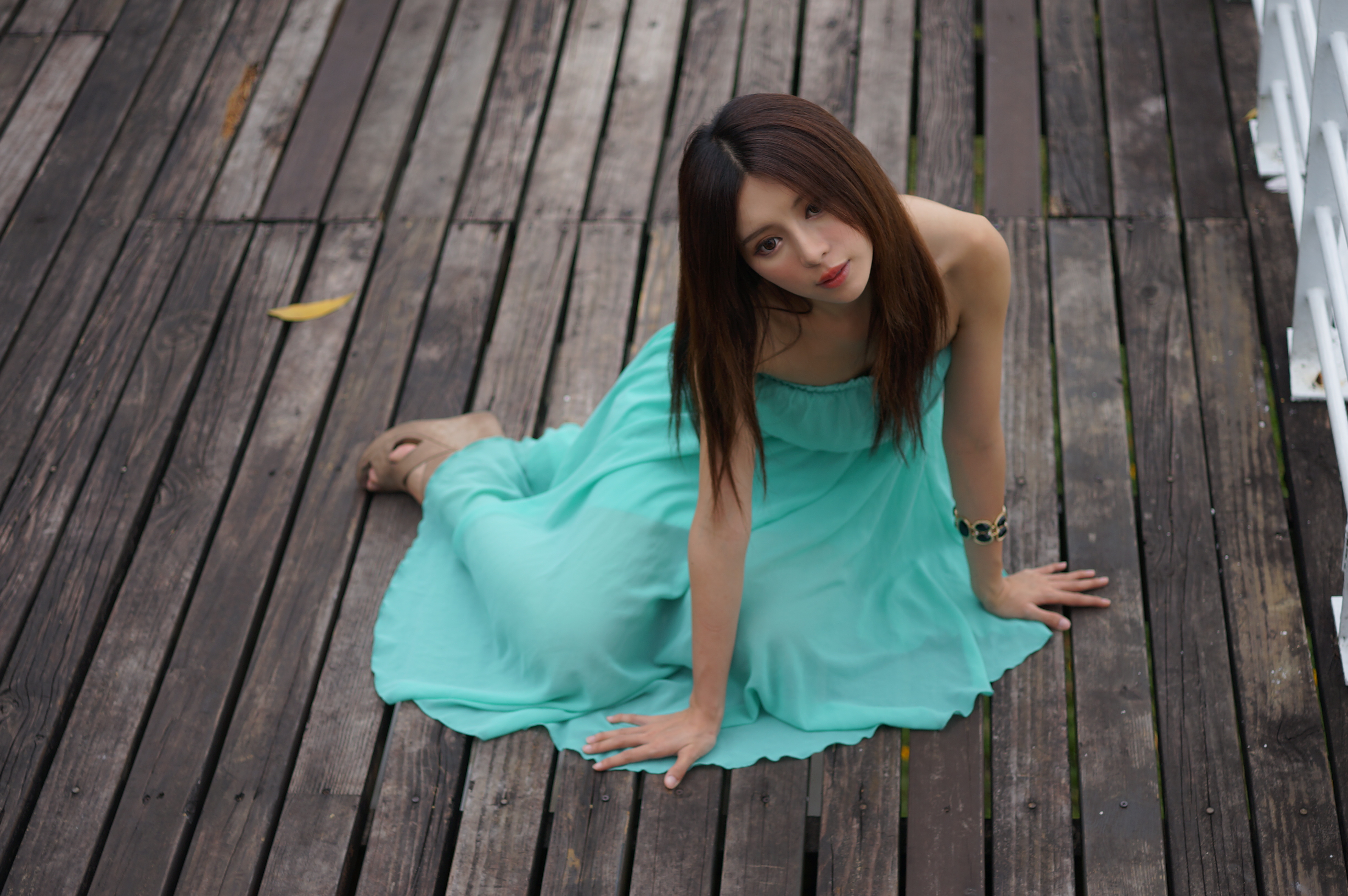 Download mobile wallpaper Hair, Dress, Model, Women, Bracelet, Asian, Taiwanese, Julie Chang, Zhang Qi Jun for free.