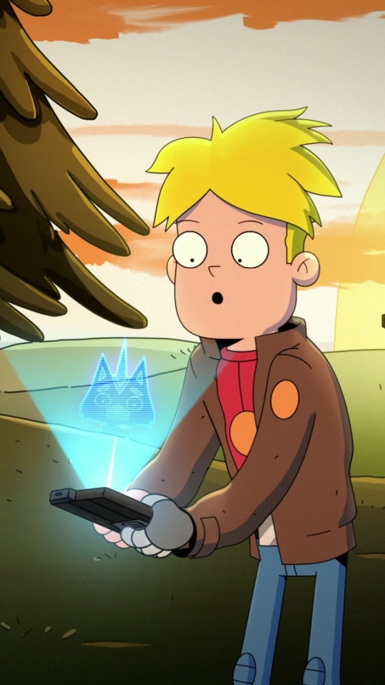 Download mobile wallpaper Blonde, Tv Show, Gary Goodspeed, Final Space, Little Cato (Final Space) for free.
