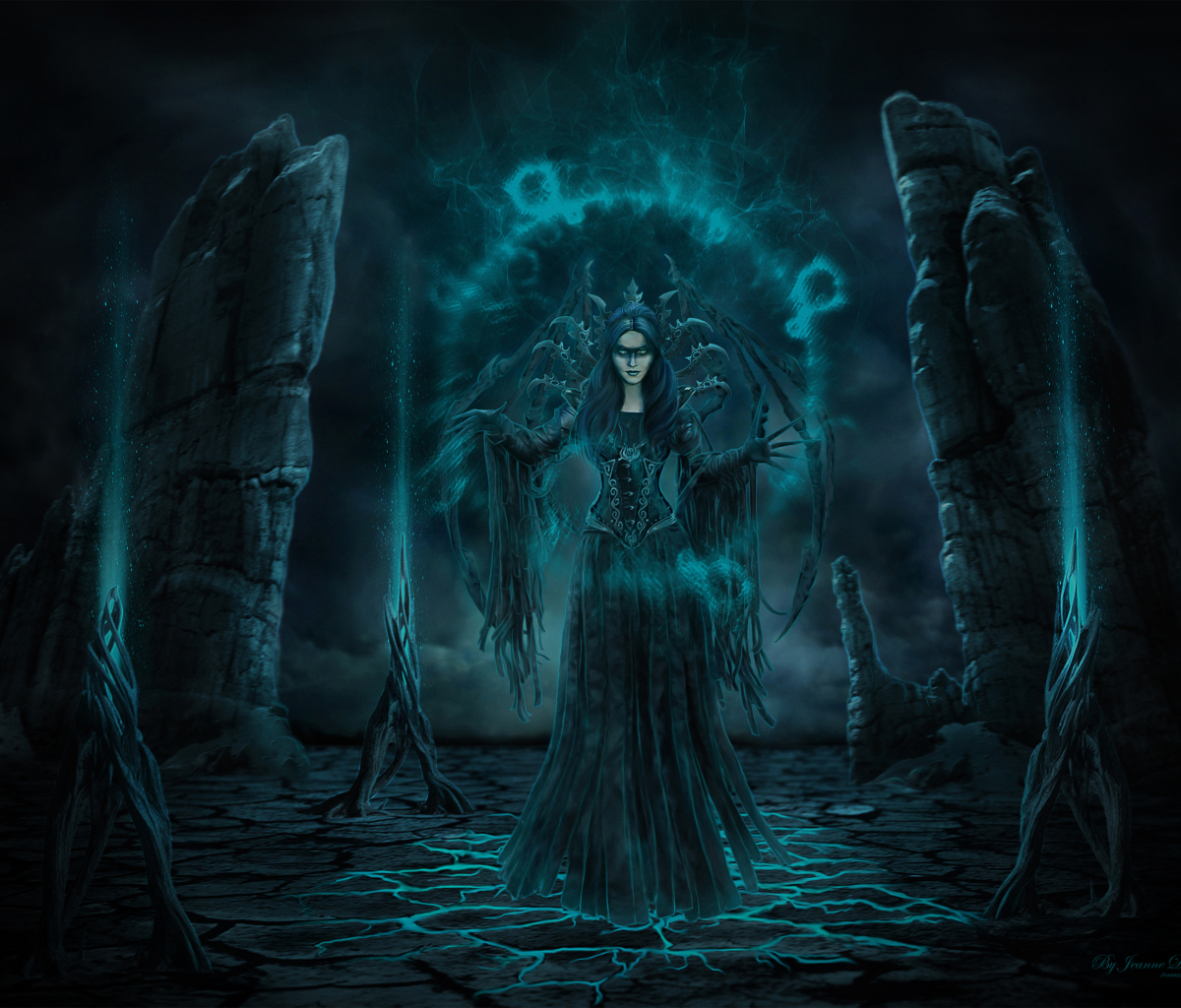 Download mobile wallpaper Magic, Fantasy, Gothic, Dark, Evil, Witch for free.