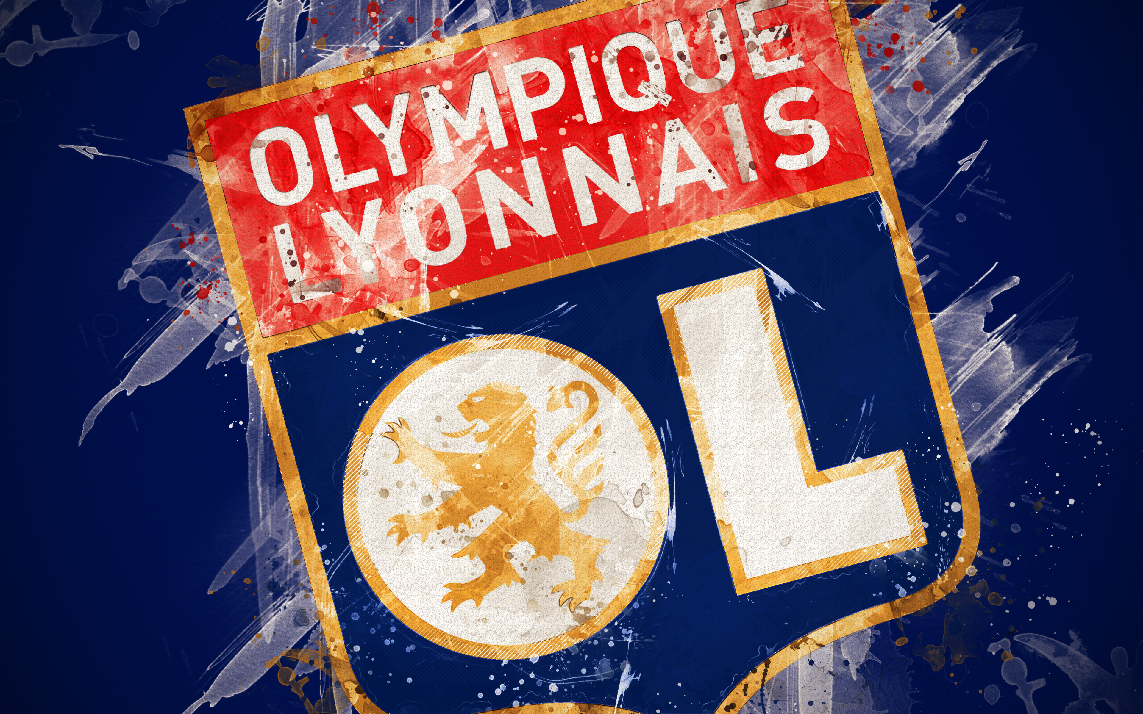 olympique lyonnais, sports, emblem, logo, soccer