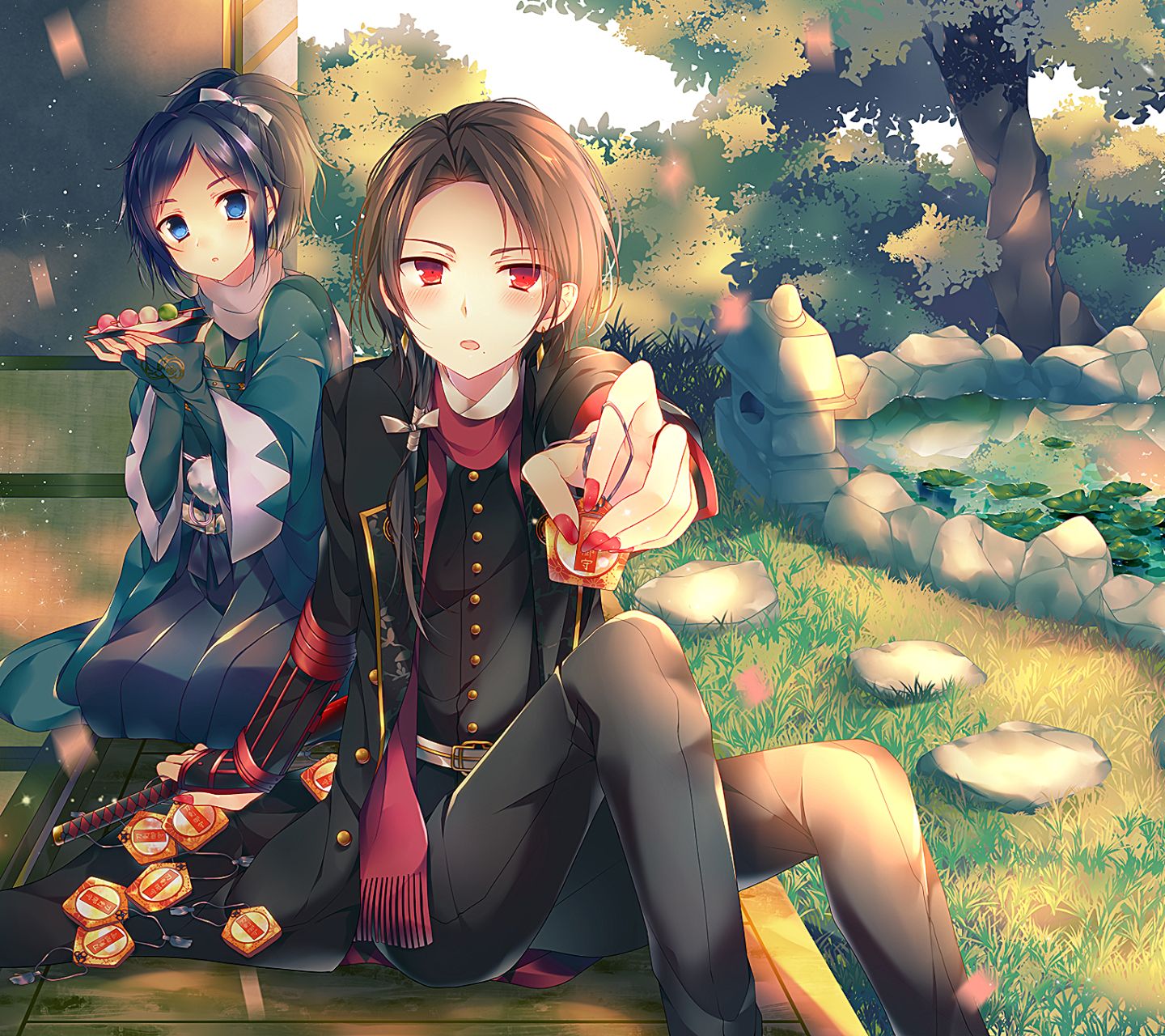 Free download wallpaper Anime, Touken Ranbu on your PC desktop