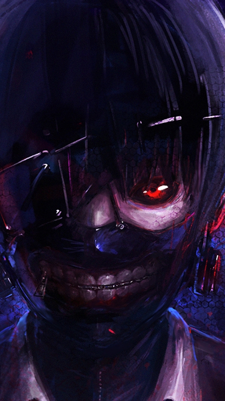 Handy-Wallpaper Animes, Ken Kanek, Tokyo Ghoul kostenlos herunterladen.