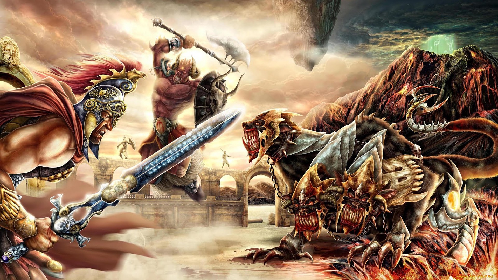 Free download wallpaper Fantasy, Battle on your PC desktop