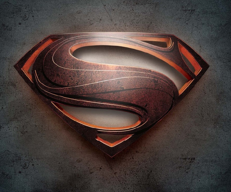 Handy-Wallpaper Man Of Steel, Filme, Übermensch, Superman Logo kostenlos herunterladen.
