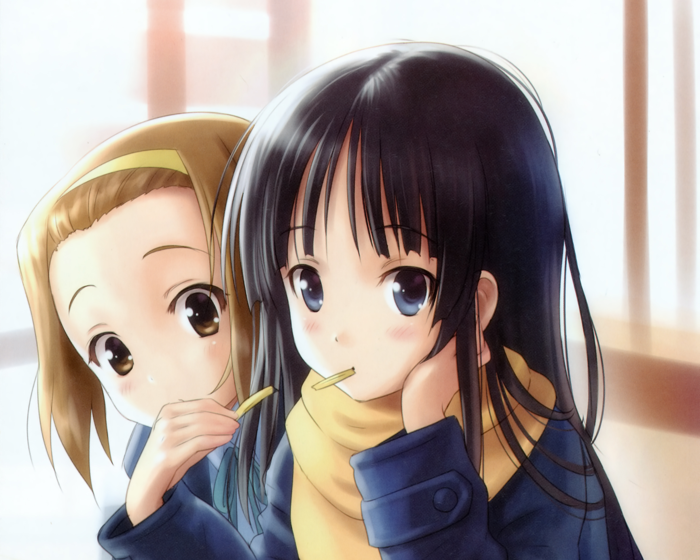 Laden Sie das Animes, Mio Akiyama, K On!, Ritsu Tainaka-Bild kostenlos auf Ihren PC-Desktop herunter