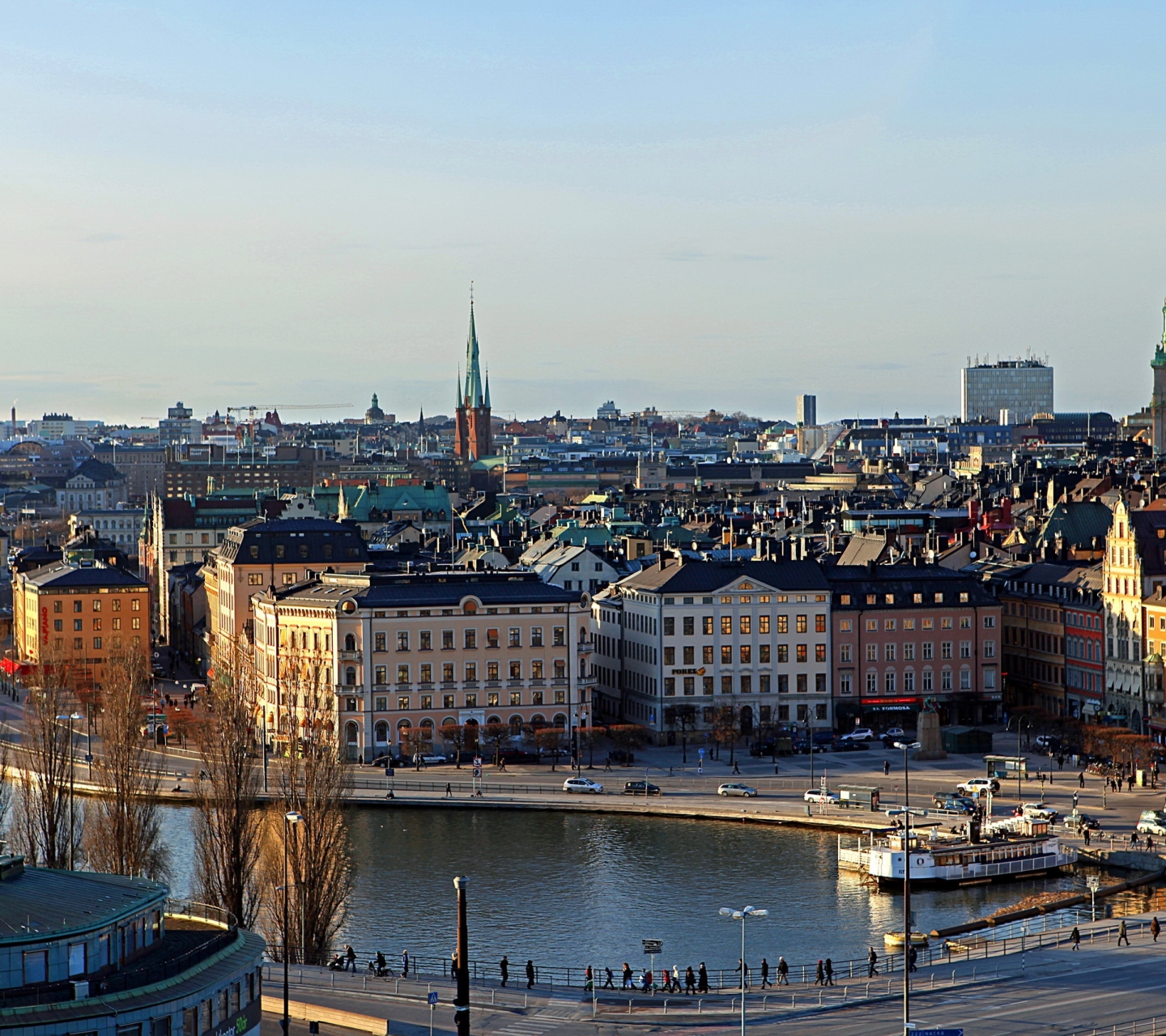 Free download wallpaper Cities, Stockholm, Man Made on your PC desktop