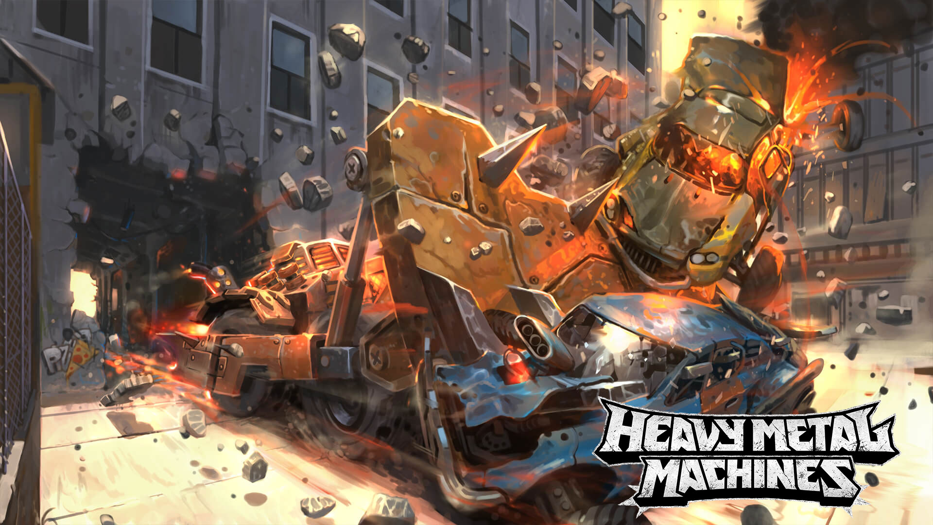 Téléchargez des papiers peints mobile Jeux Vidéo, Heavy Metal Machines gratuitement.