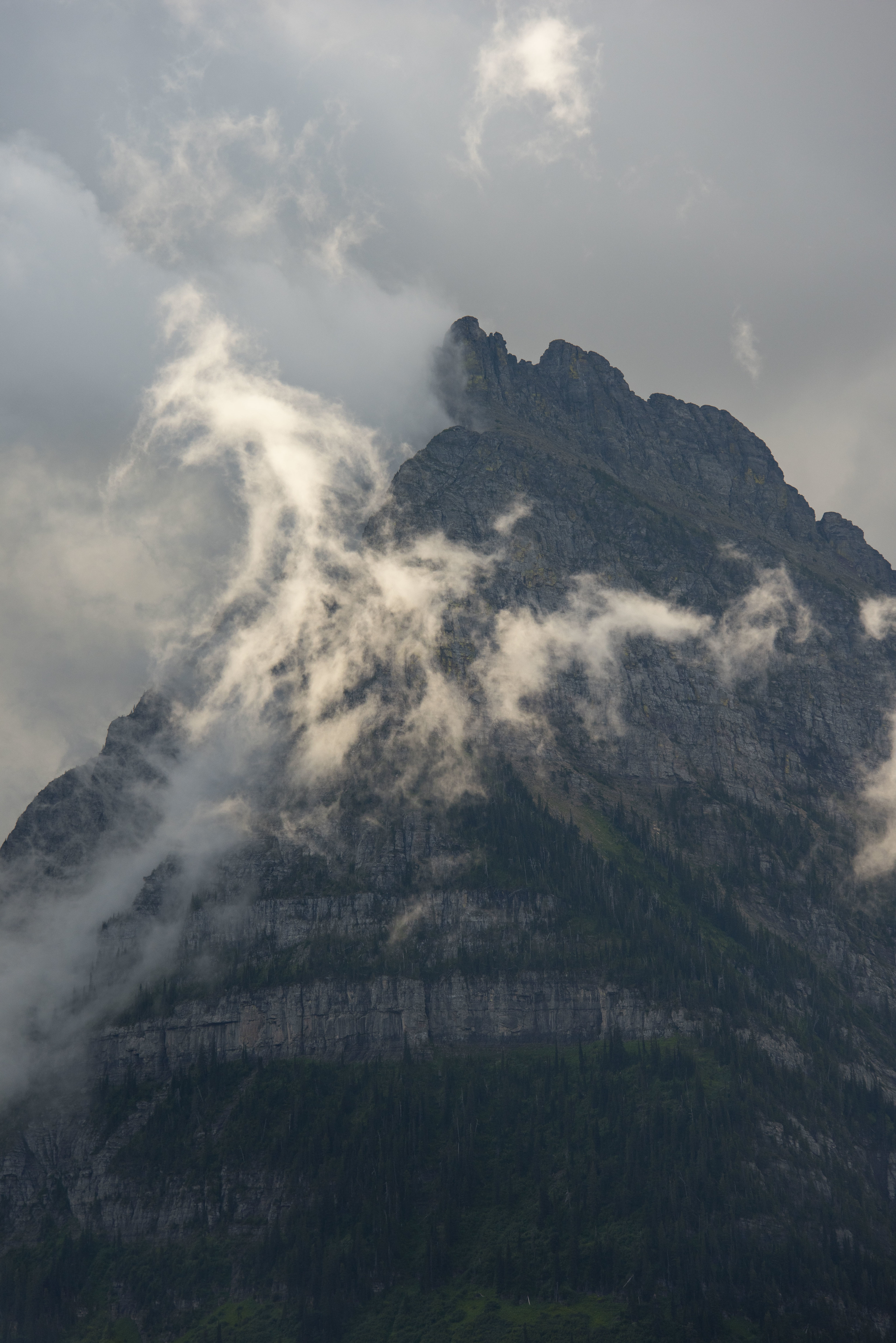 PCデスクトップに自然, 木, 岩, 山, 霧画像を無料でダウンロード