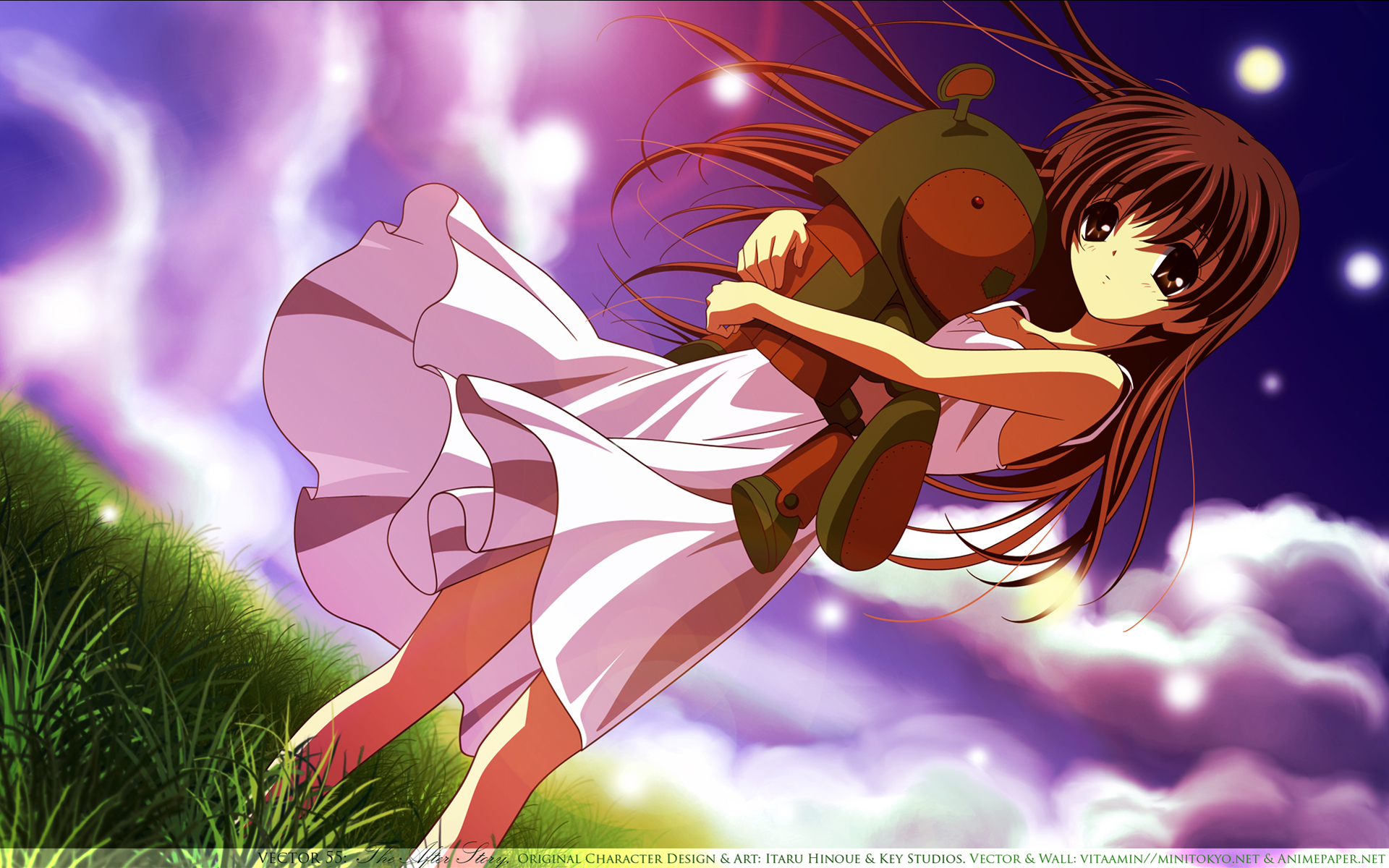 anime, clannad, girl from the illusionary world, junk robot