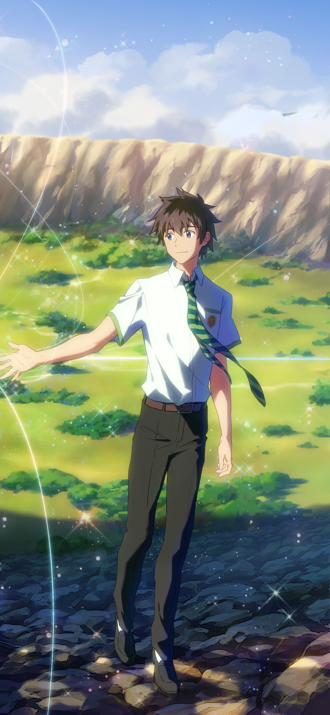 Handy-Wallpaper Animes, Your Name Gestern Heute Und Für Immer, Kimi No Na Wa, Taki Tachibana kostenlos herunterladen.