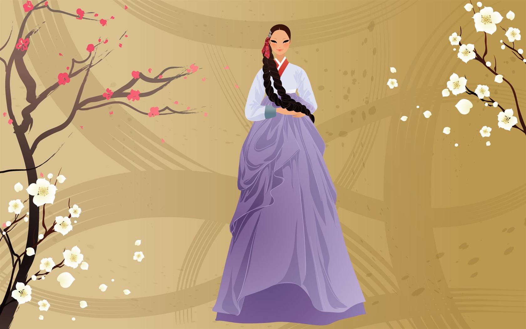 korea, women, artistic, traditional costume
