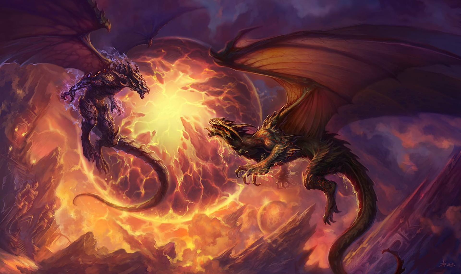 Download mobile wallpaper Fantasy, Dragon for free.