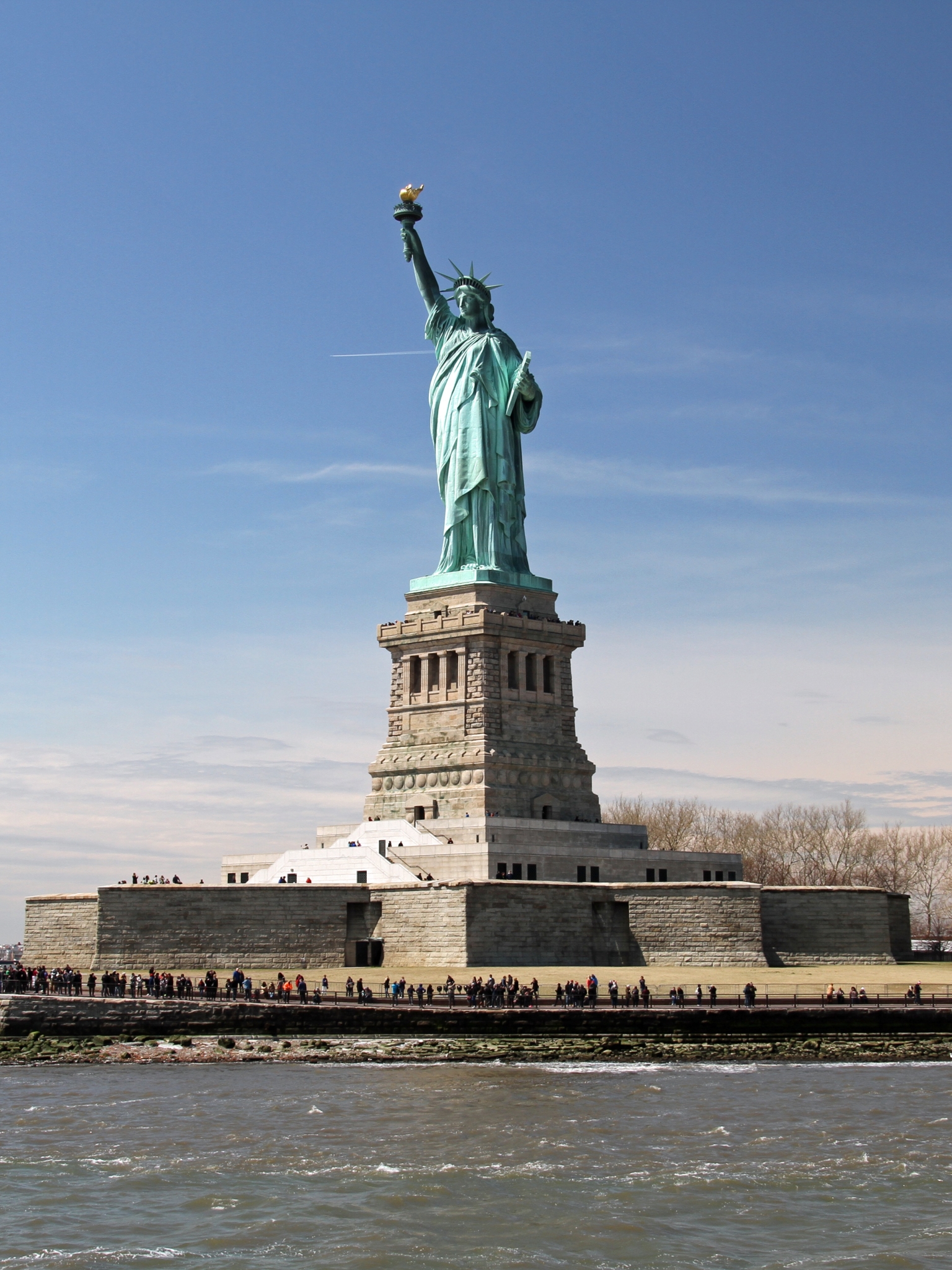Descarga gratuita de fondo de pantalla para móvil de Estatua De La Libertad, Ee Uu, Nueva York, Monumento, Hecho Por El Hombre.