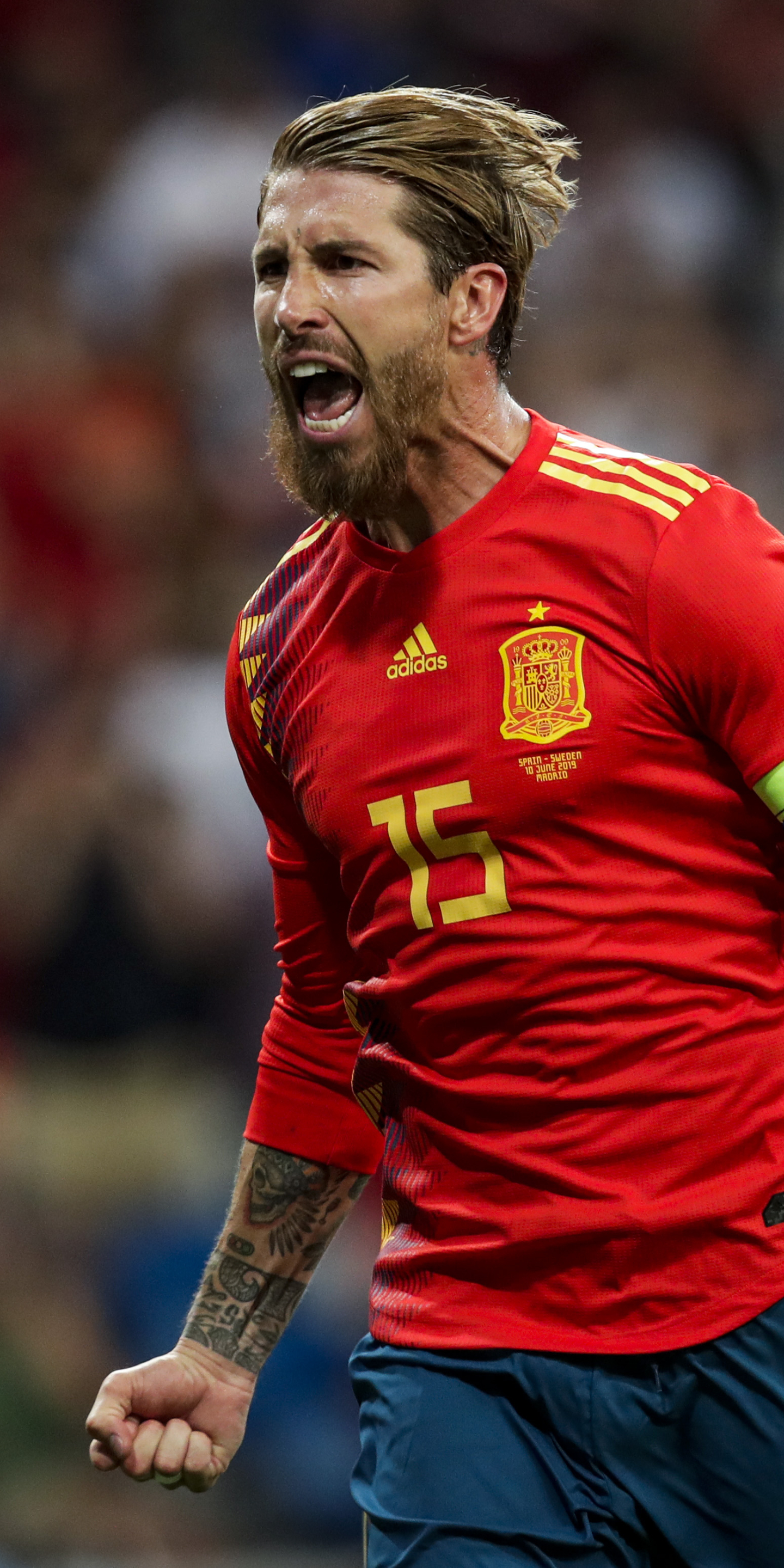 Download mobile wallpaper Sports, Sergio Ramos, Soccer, Spanish, Spain National Football Team for free.