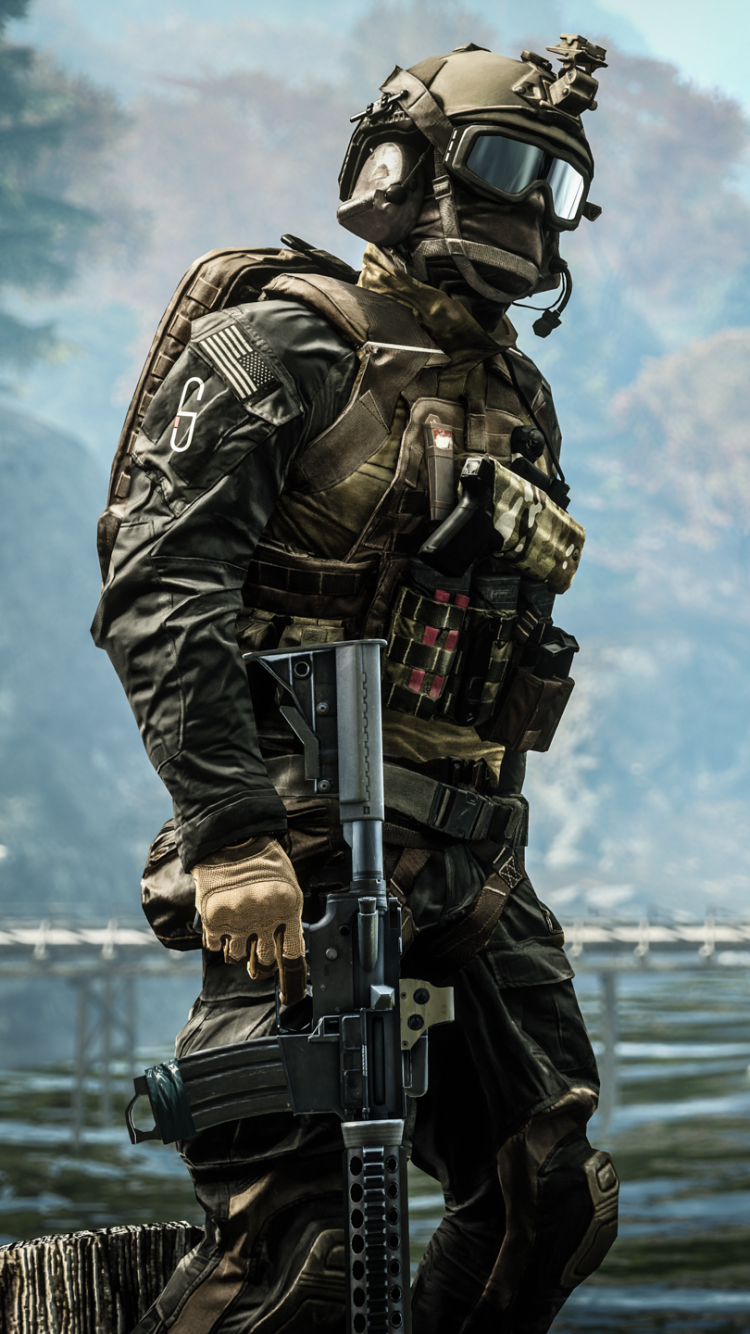 Descarga gratuita de fondo de pantalla para móvil de Campo De Batalla, Soldado, Videojuego, Battlefield 4.