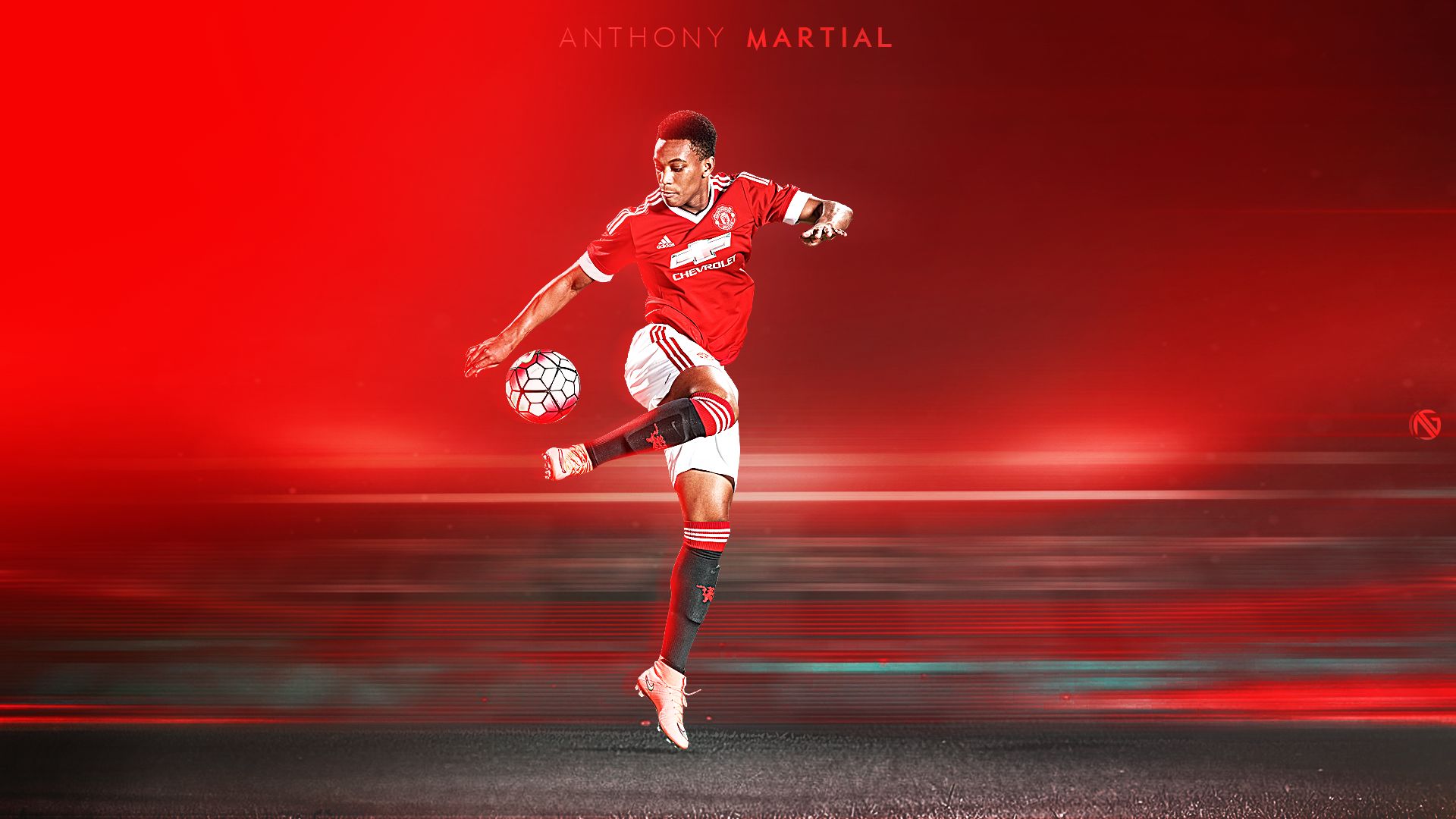 Free download wallpaper Sports, Soccer, French, Manchester United F C, Anthony Martial on your PC desktop