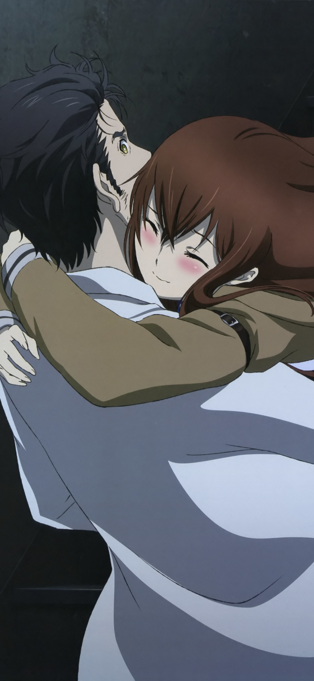 Descarga gratuita de fondo de pantalla para móvil de Animado, Steins Gate, Kurisu Makise, Rintaro Okabe.