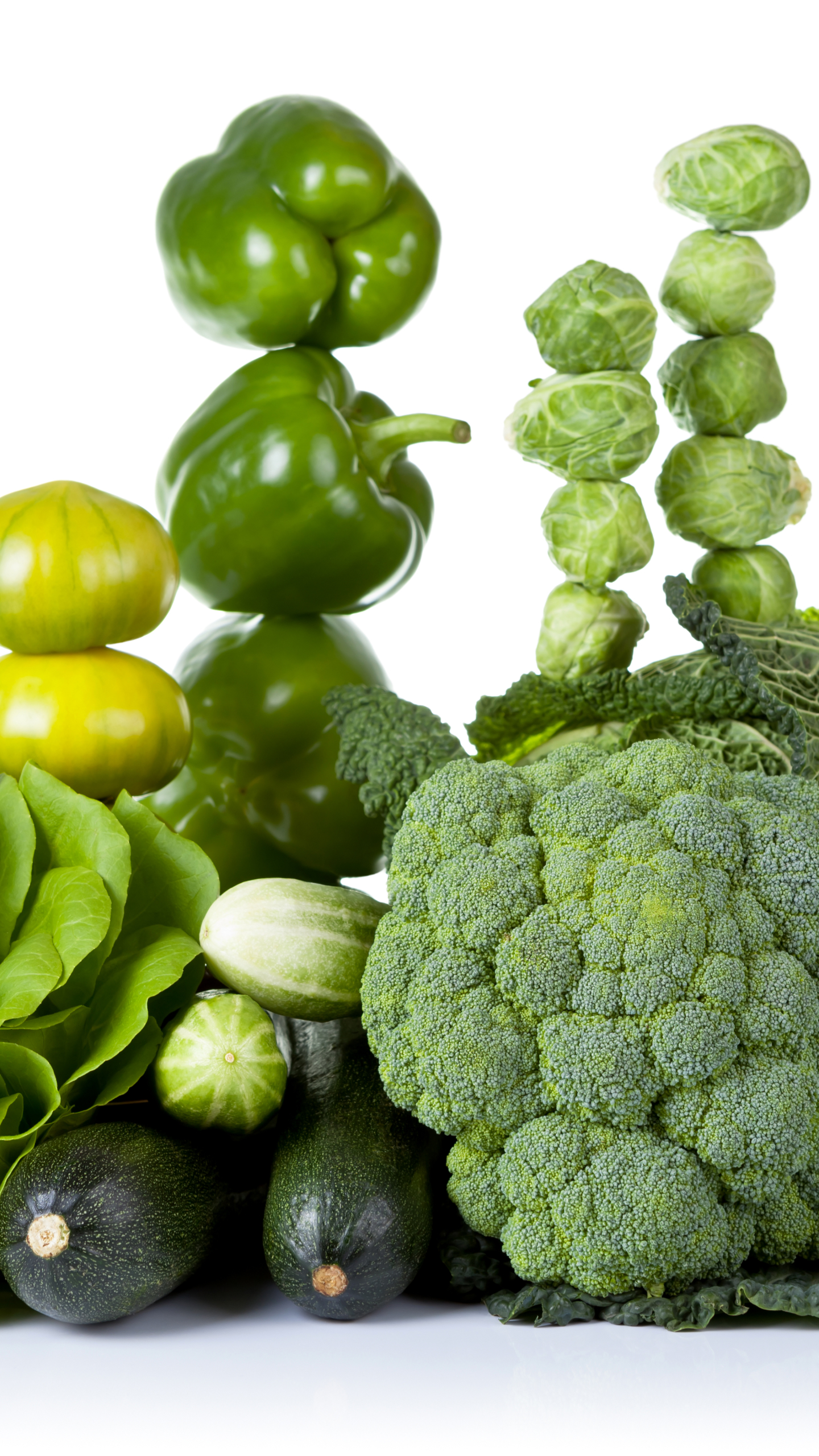 green, food, vegetables, vegetable, pepper, cucumber, cabbage Full HD