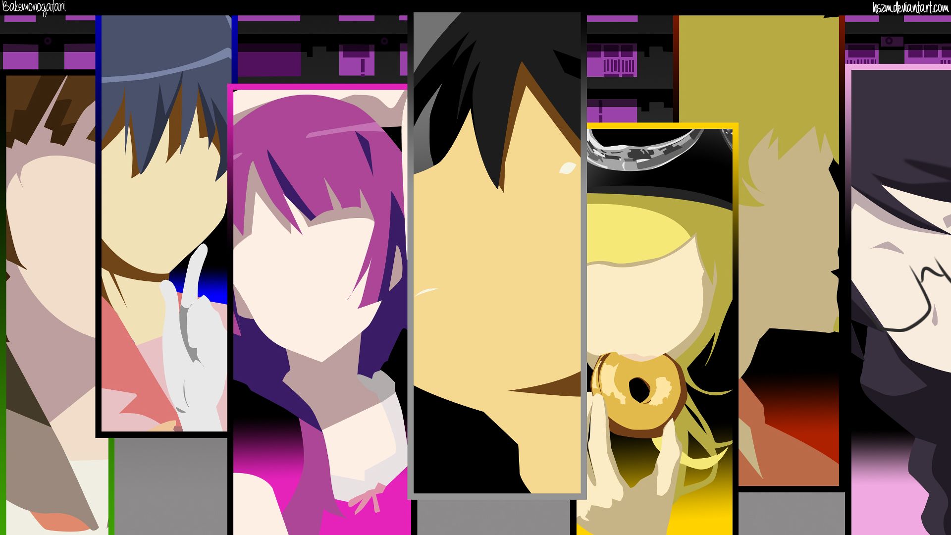 833709 Hintergrundbild herunterladen animes, monogatari (serie), hitagi senjogahara, koyomi araragi, meme oshino, shinobu oshino, tsubasa hanekawa - Bildschirmschoner und Bilder kostenlos