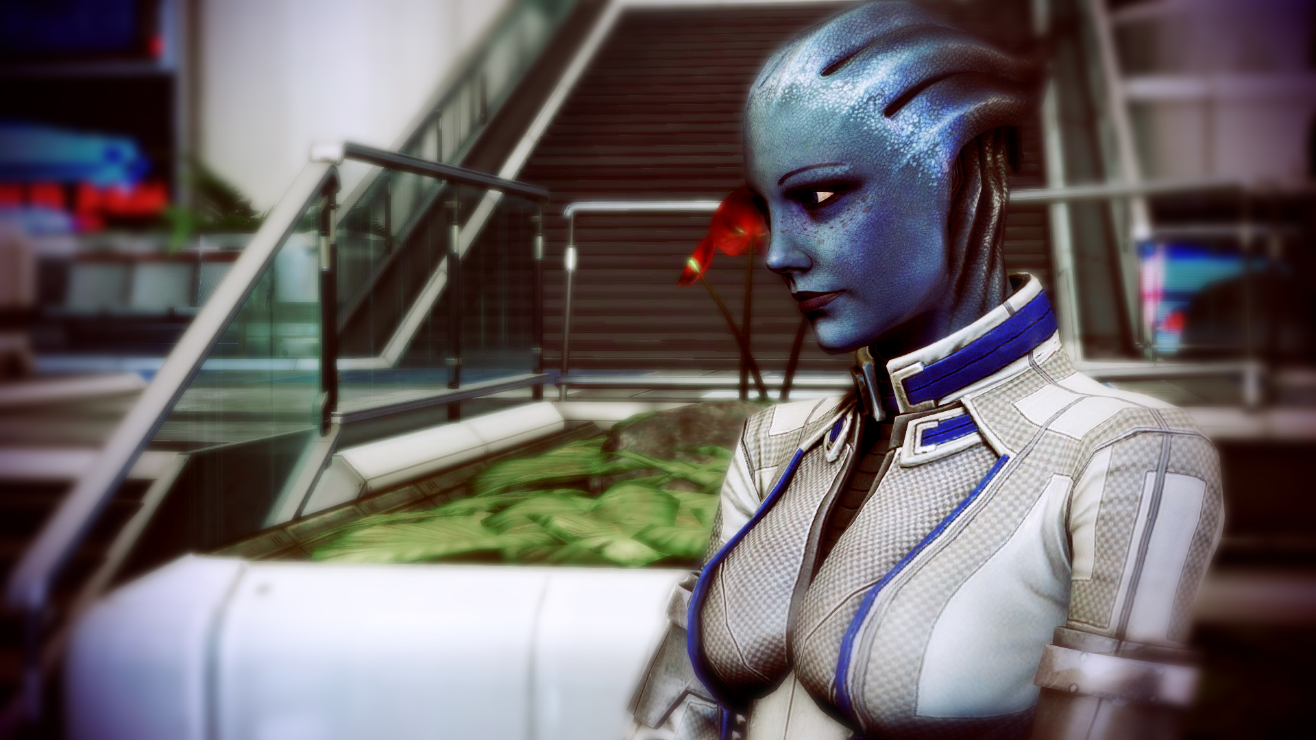 Handy-Wallpaper Mass Effect 3, Liara T'soni, Mass Effect, Computerspiele kostenlos herunterladen.