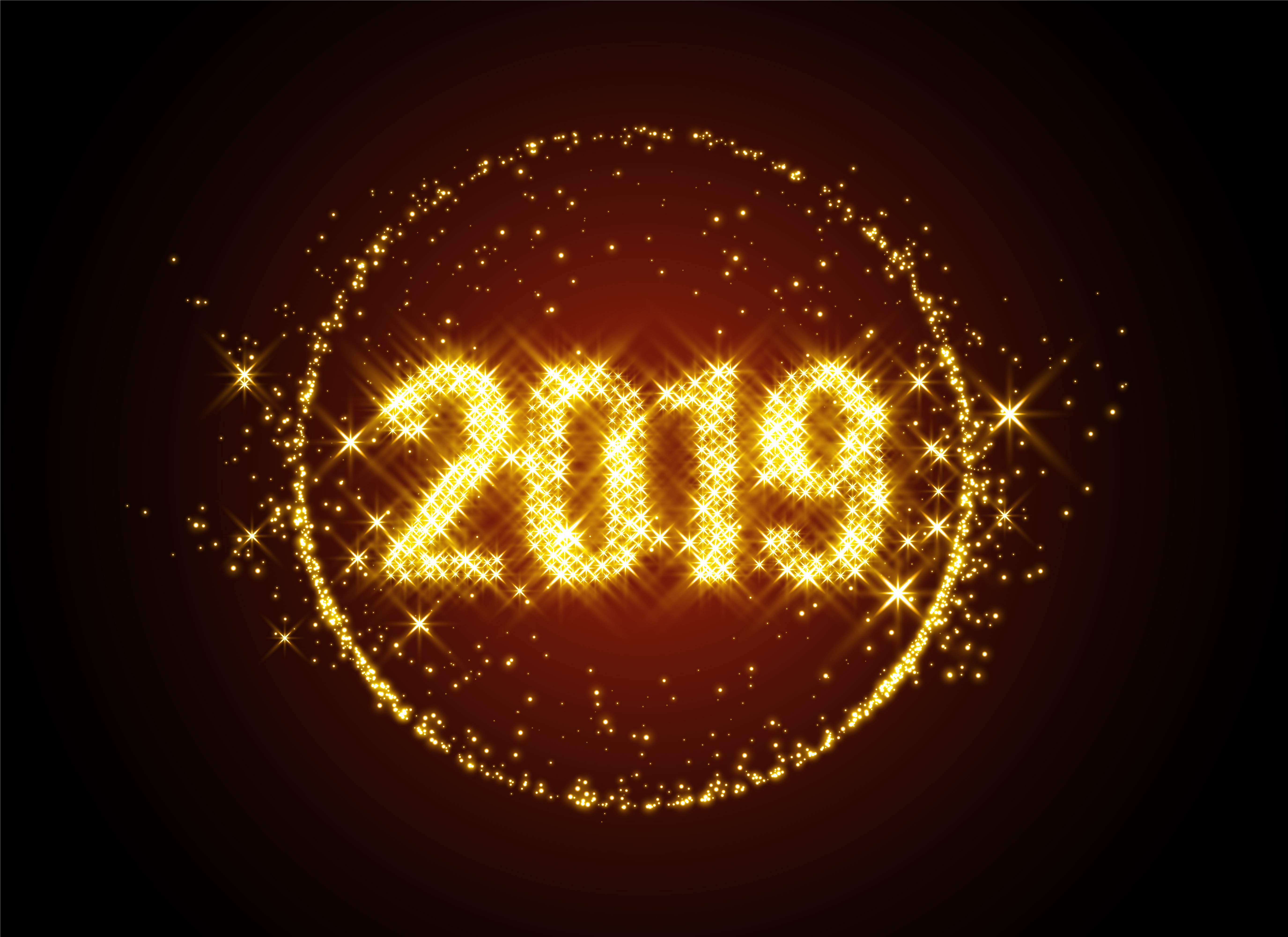 無料モバイル壁紙キラキラ, ホリデー, 2019年新年をダウンロードします。