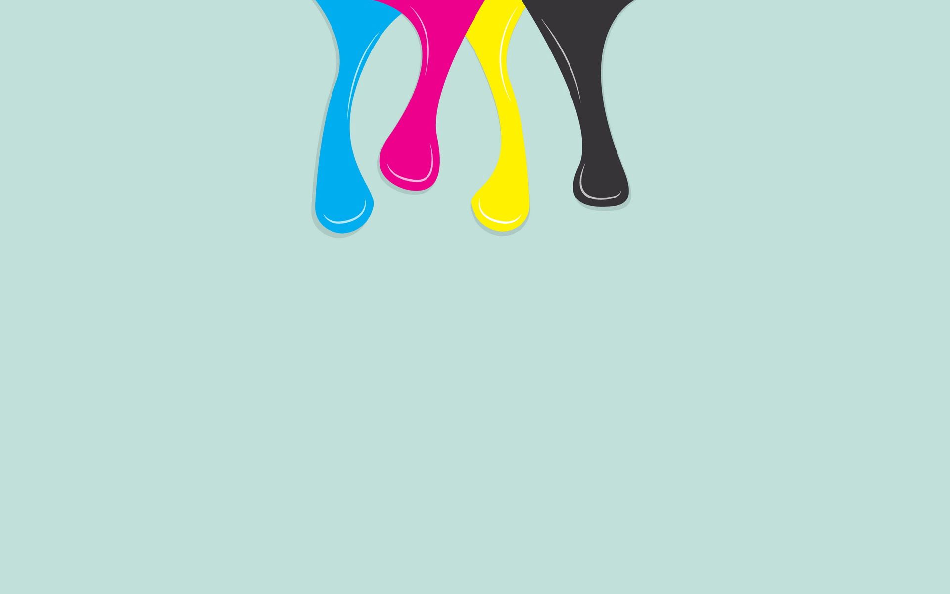 vector, multicolored, motley, paint, flow, drips