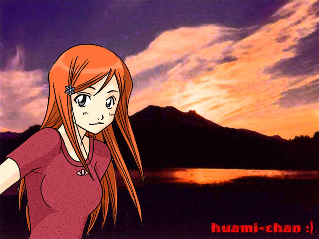 Handy-Wallpaper Bleach, Animes, Orihime Inoue kostenlos herunterladen.