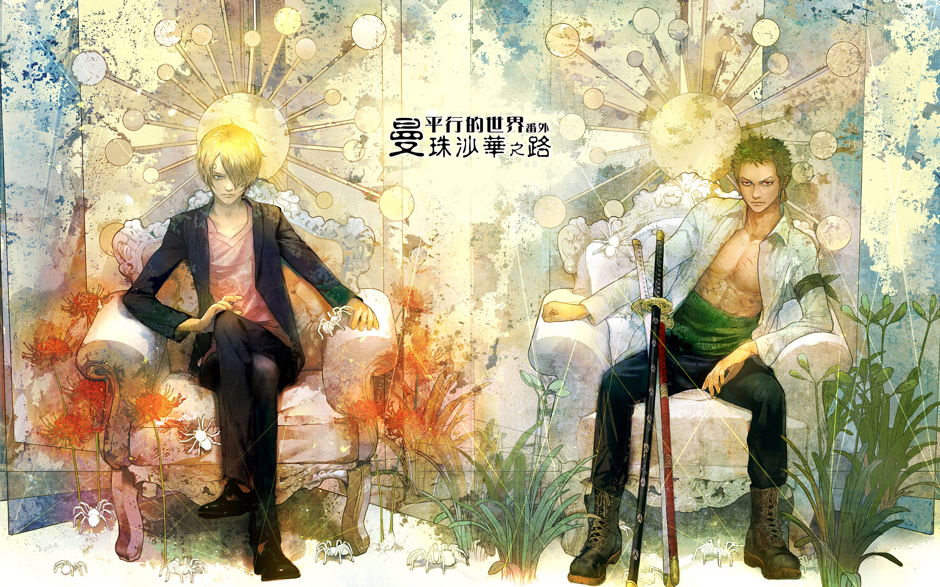 Download mobile wallpaper Roronoa Zoro, Sanji (One Piece), One Piece, Anime for free.