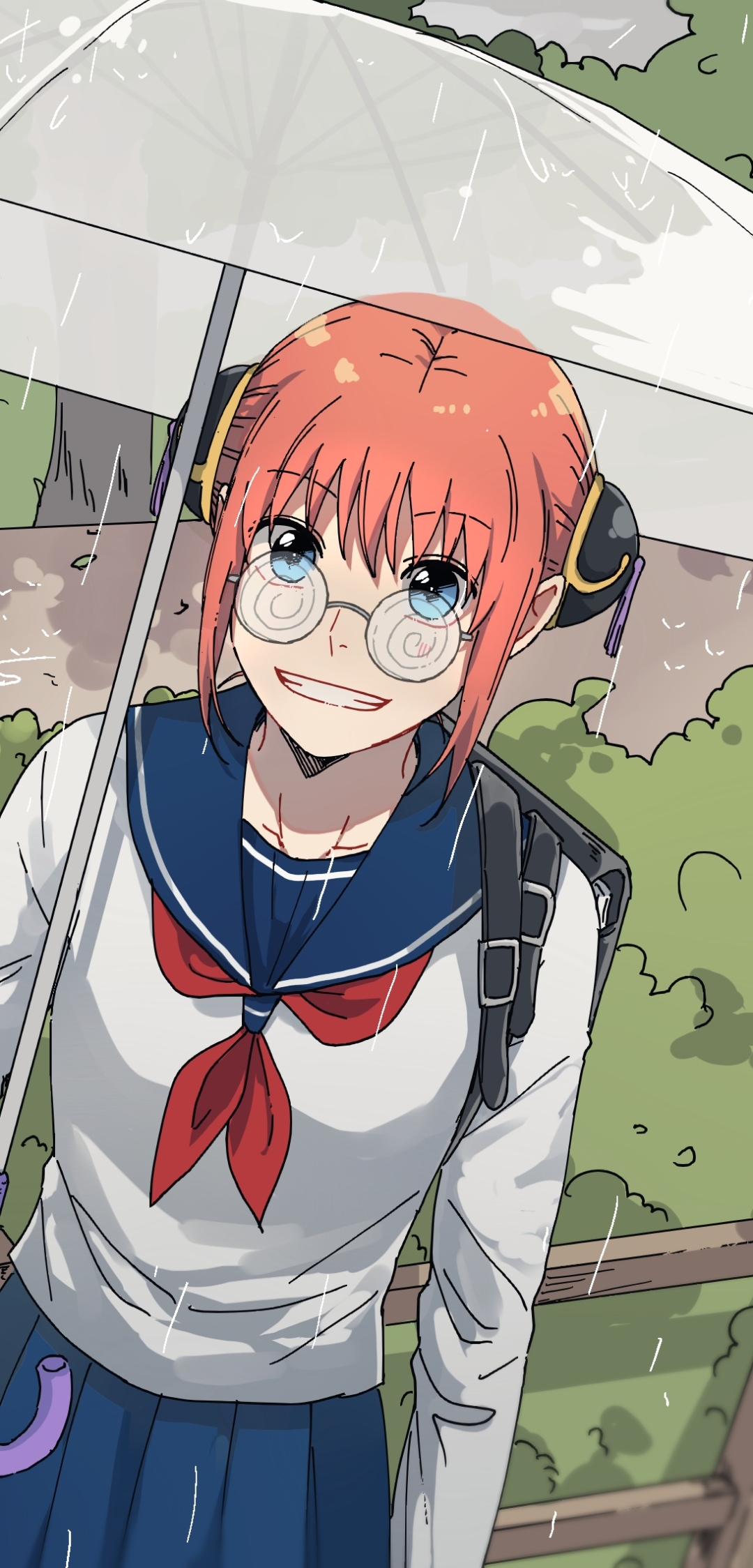Download mobile wallpaper Anime, Umbrella, Gintama, Kagura (Gintama) for free.