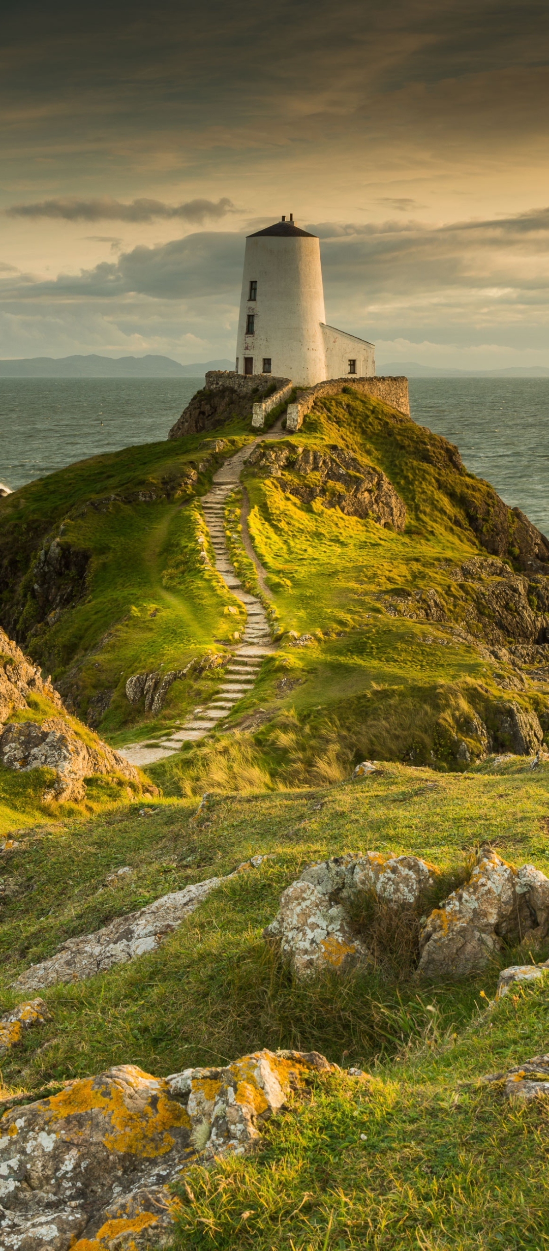 Download mobile wallpaper Building, Path, Lighthouse, Man Made for free.