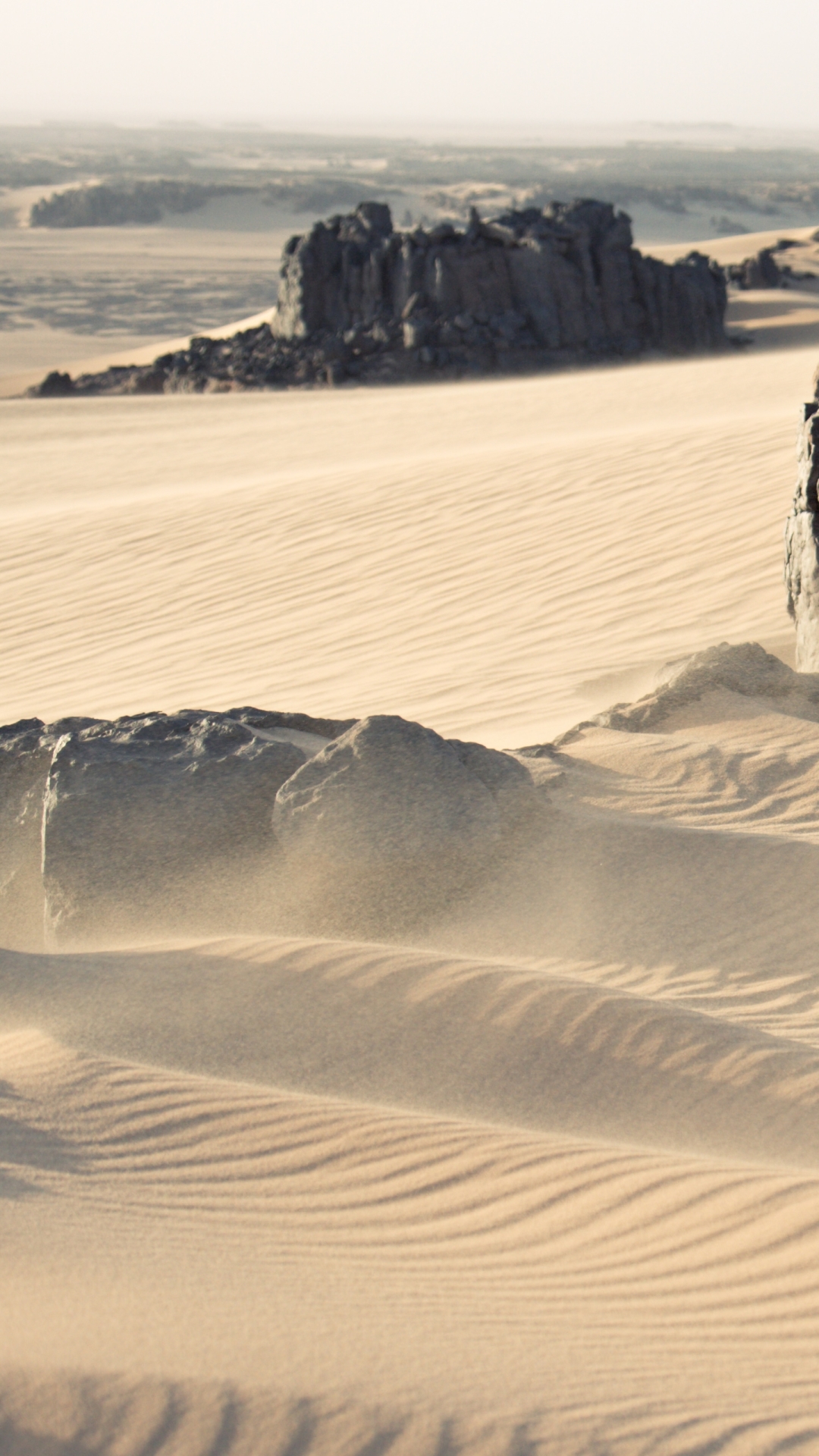 Download mobile wallpaper Sand, Desert, Earth, Dune, Sahara, Africa, Algeria, Tassili N'ajjer for free.