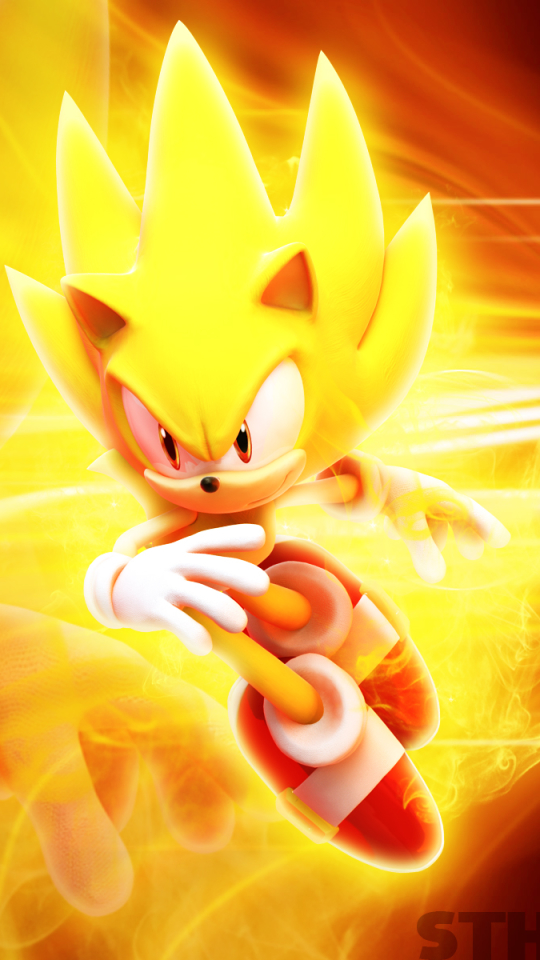super sonic, video game, sonic the hedgehog, sonic Smartphone Background