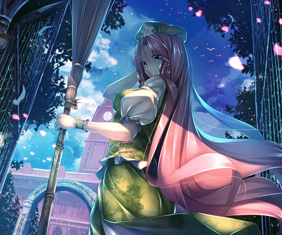 Download mobile wallpaper Anime, Touhou, Hong Meiling for free.