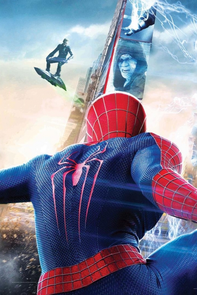 Download mobile wallpaper Spider Man, Movie, Green Goblin, The Amazing Spider Man 2, Electro (Marvel Comics) for free.