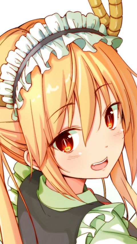 Handy-Wallpaper Animes, Tohru (Miss Kobayashis Drachenmädchen), Kobayashi San Chi No Maid Dragon kostenlos herunterladen.