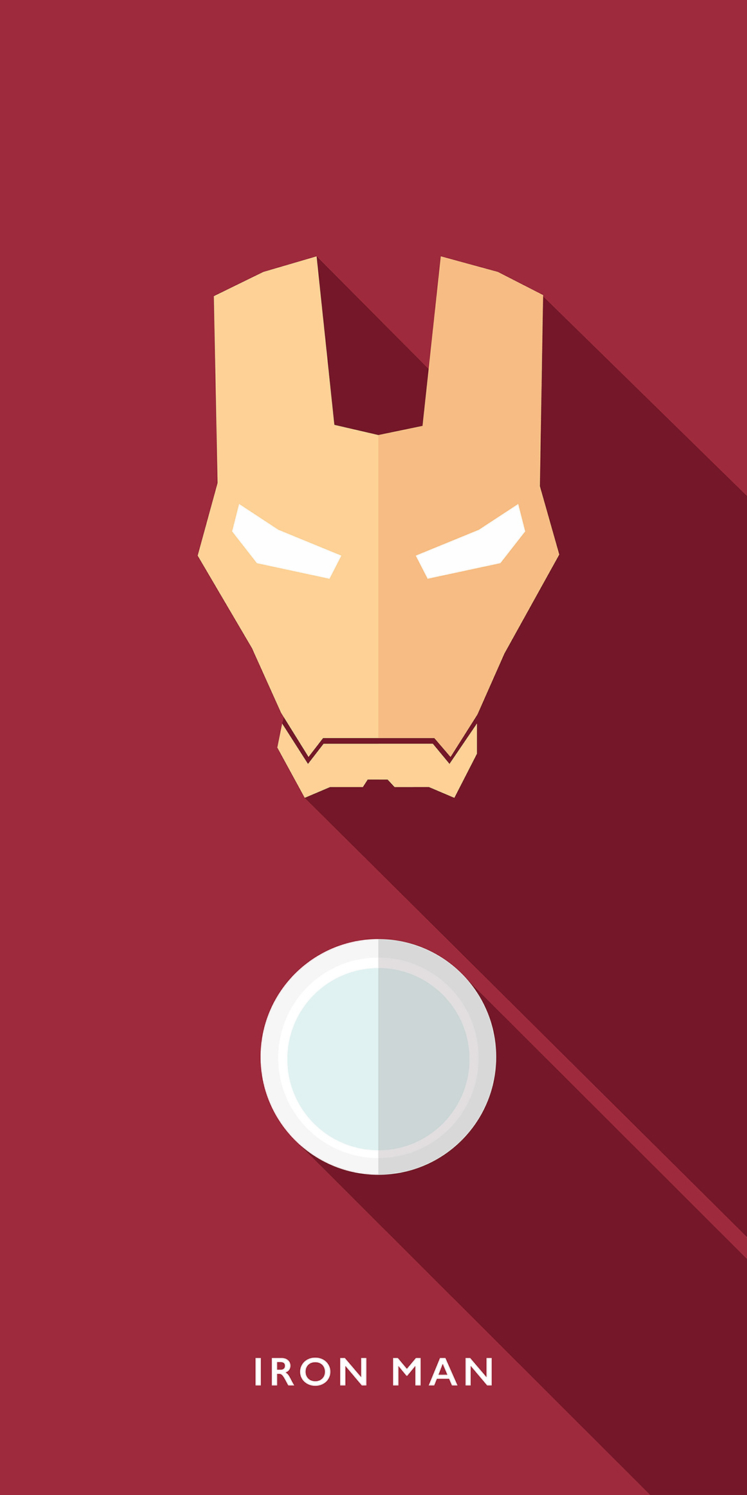 Handy-Wallpaper Iron Man, Minimalistisch, Comics kostenlos herunterladen.