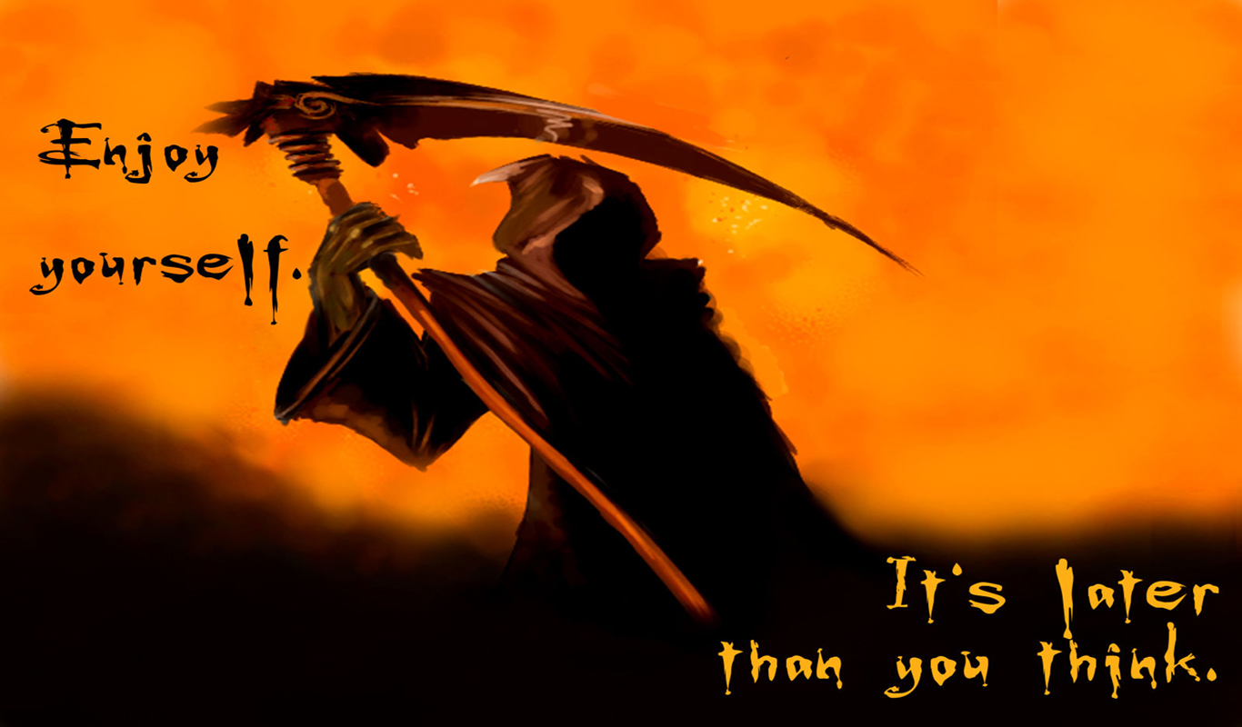 Download mobile wallpaper Grim Reaper, Dark for free.