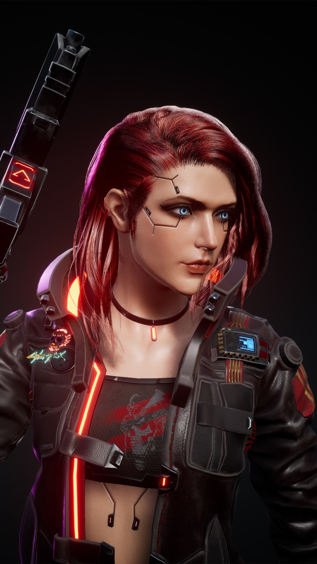 Handy-Wallpaper Cyborg, Computerspiele, Cyberpunk 2077 kostenlos herunterladen.