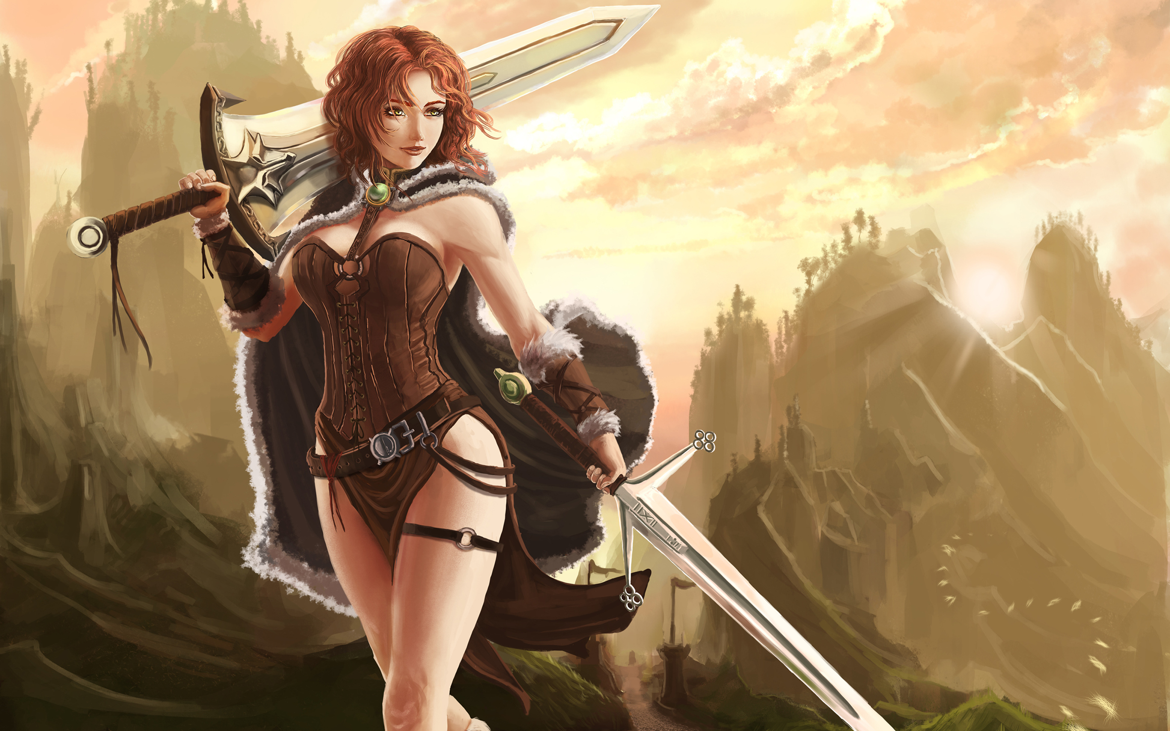 Free download wallpaper Fantasy, Women Warrior on your PC desktop